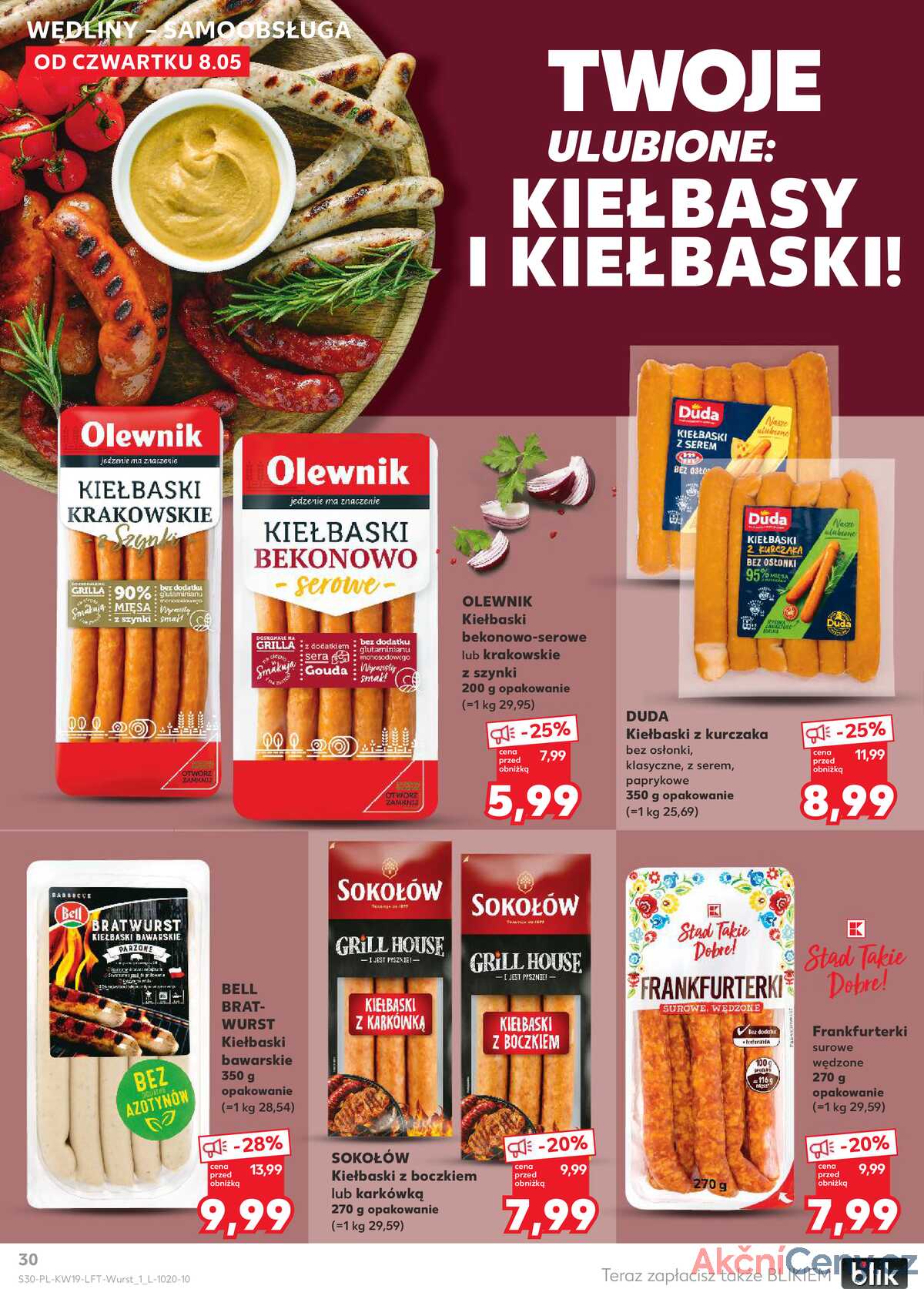 Leták Kaufland Polsko 8.5.-14.5.2025 - Noviny týdne strana 30