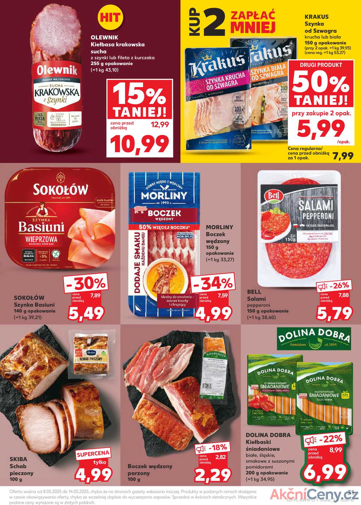Leták Kaufland Polsko 8.5.-14.5.2025 - Noviny týdne strana 31