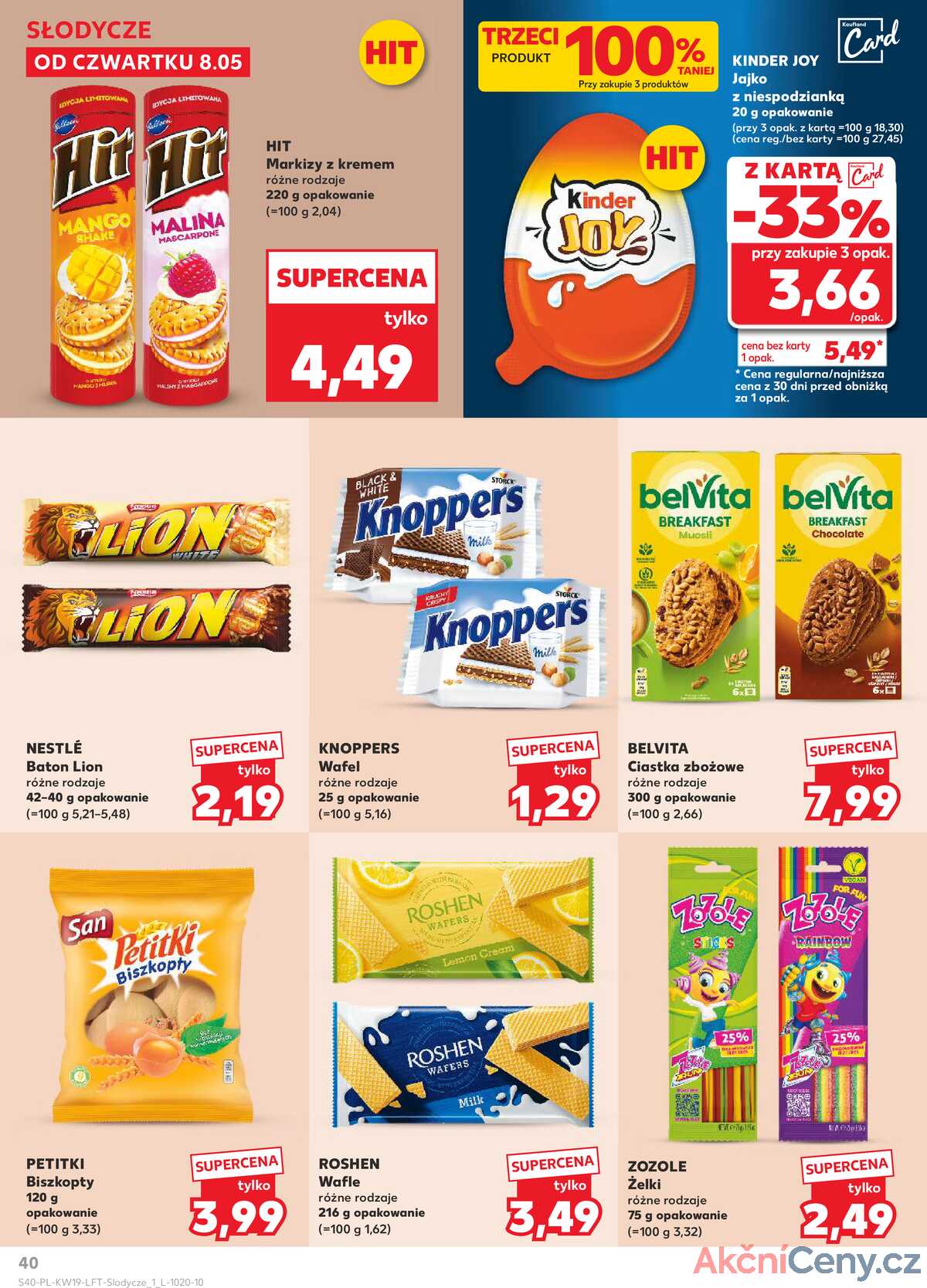 Leták Kaufland Polsko 8.5.-14.5.2025 - Noviny týdne strana 40