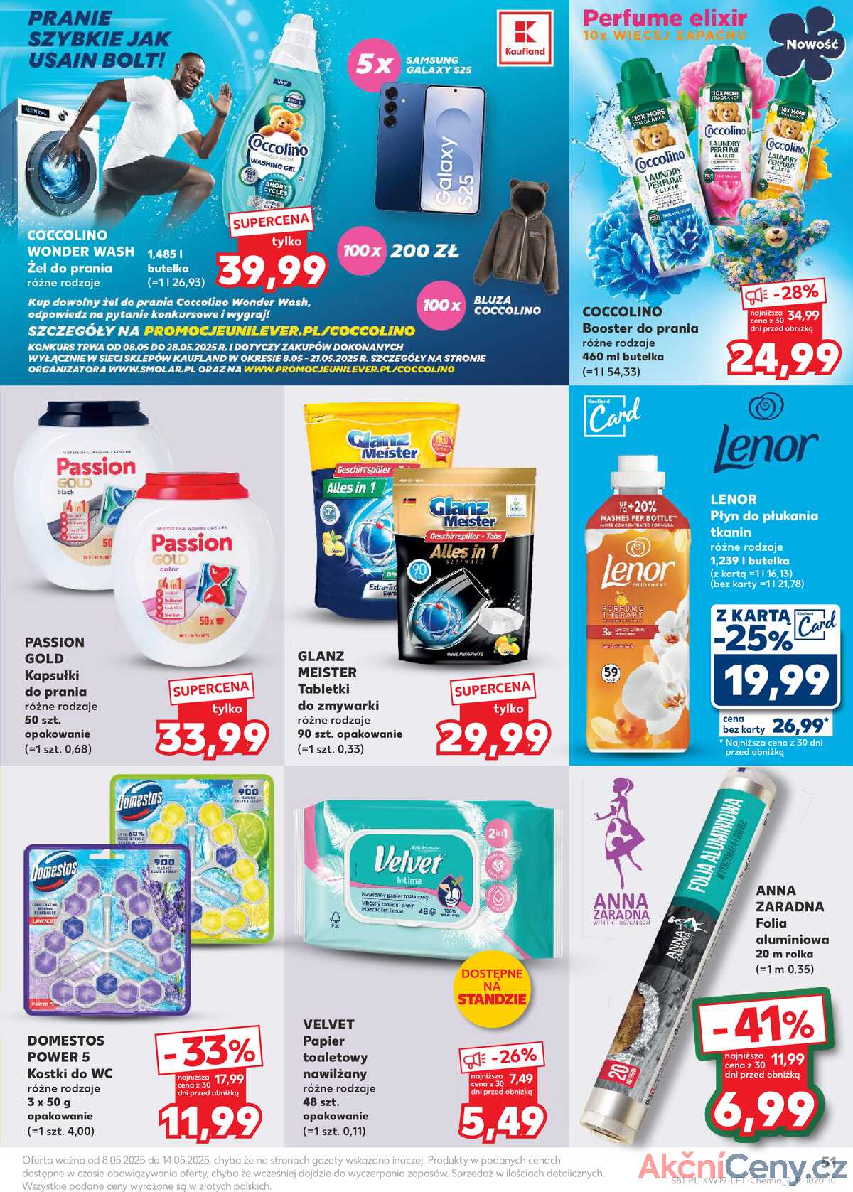 Leták Kaufland Polsko 8.5.-14.5.2025 - Noviny týdne strana 51