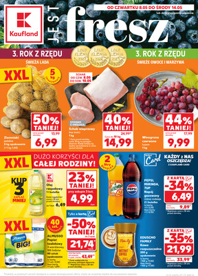 Leták Kaufland Polsko 8.5.-14.5.2025 - Noviny týdne