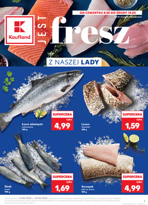 Leták Kaufland Polsko 8.5.-14.5.2025