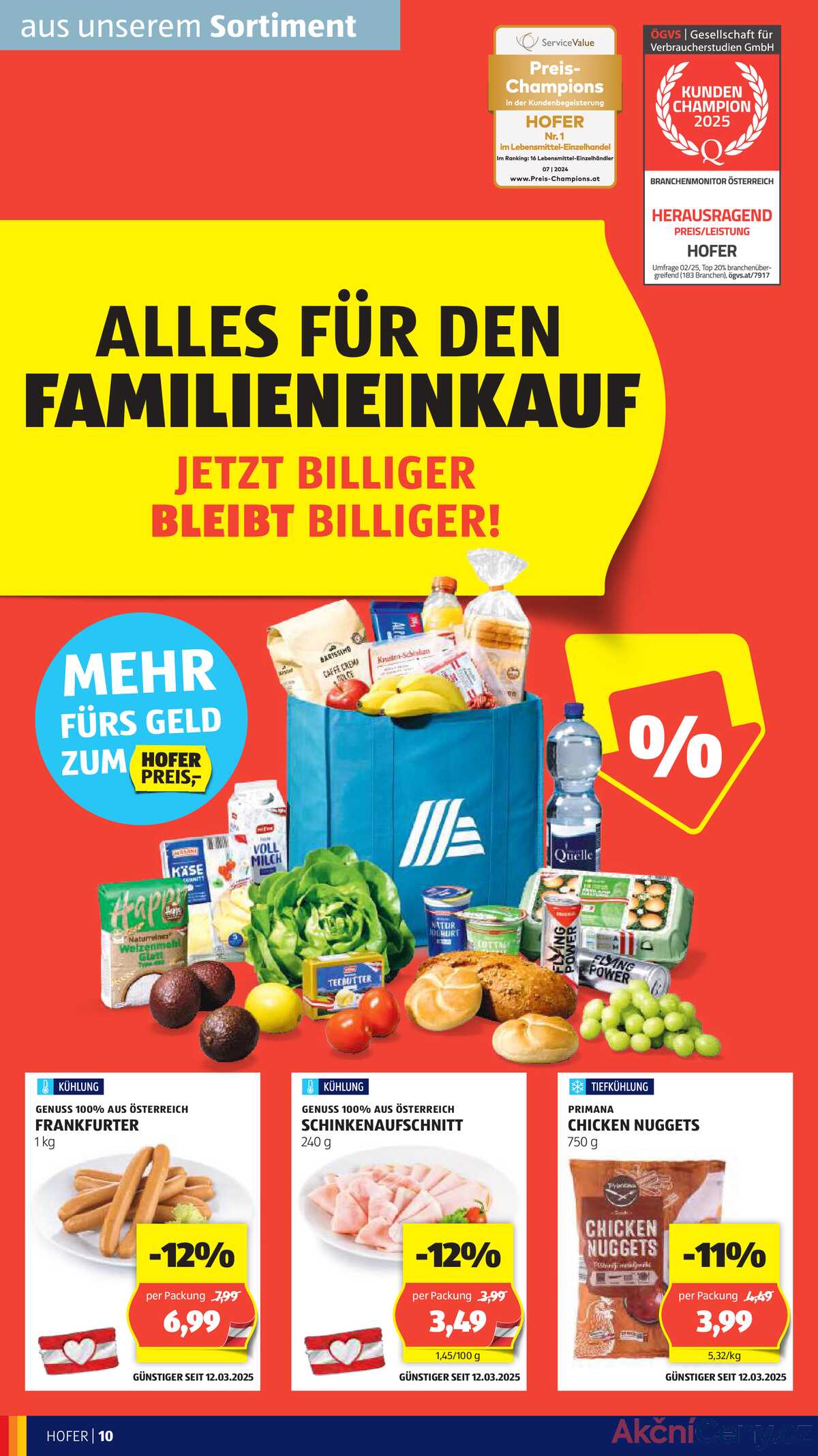 Leták HOFER Rakousko 9.5.-15.5.2025 strana 12