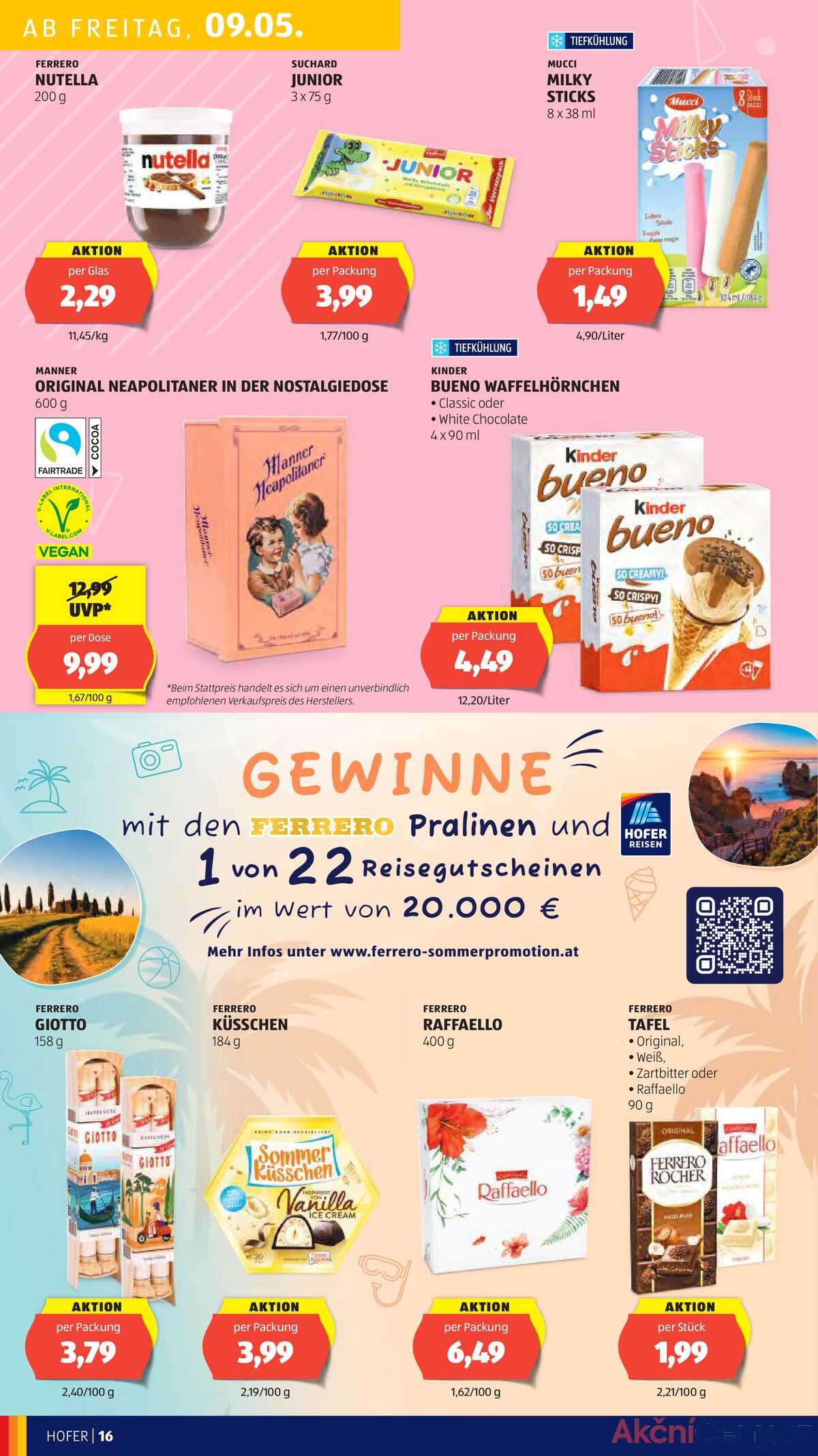 Leták HOFER Rakousko 9.5.-15.5.2025 strana 18