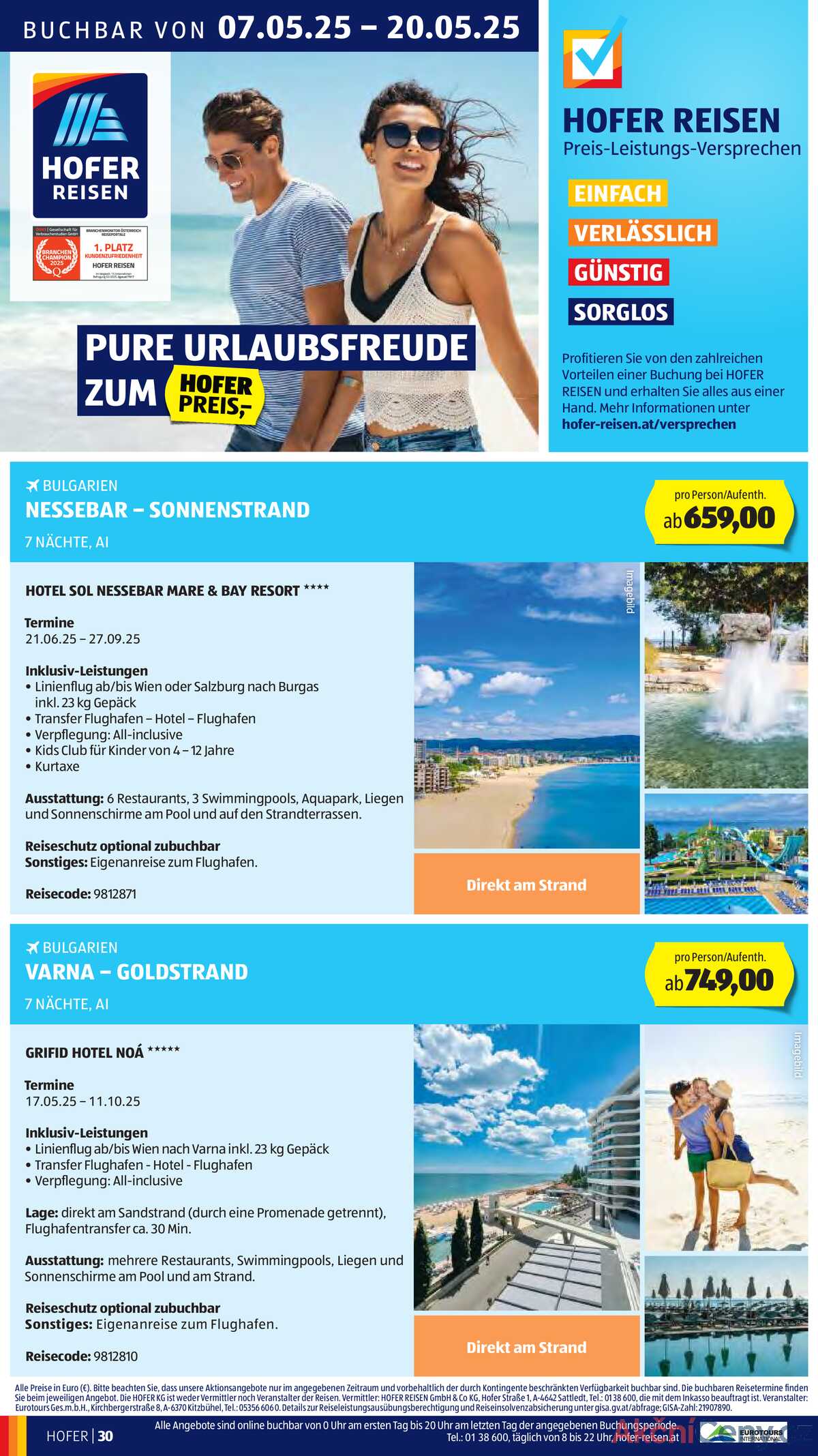 Leták HOFER Rakousko 9.5.-15.5.2025 strana 34