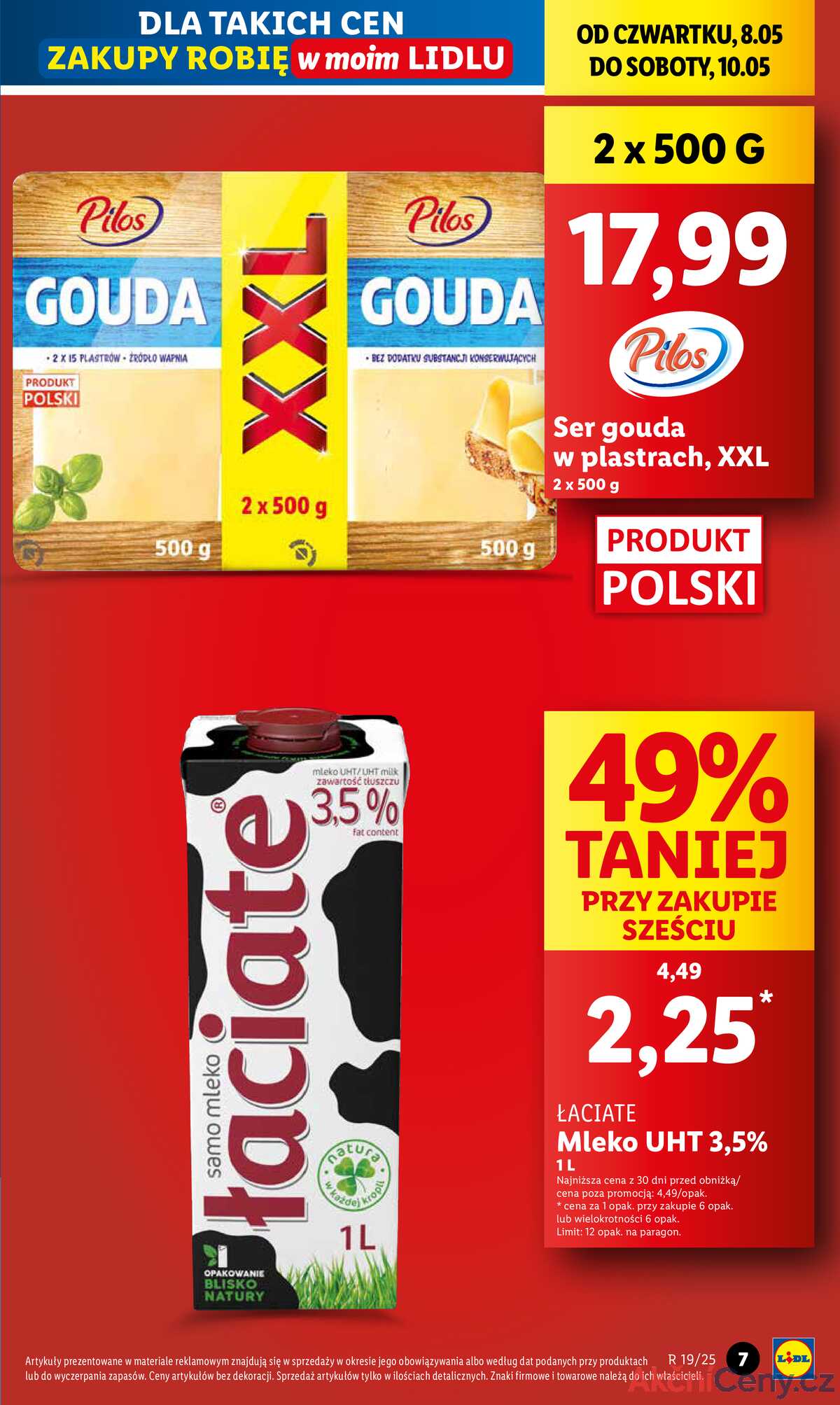 Leták Lidl Polsko 8.5.-10.5.2025 strana 7