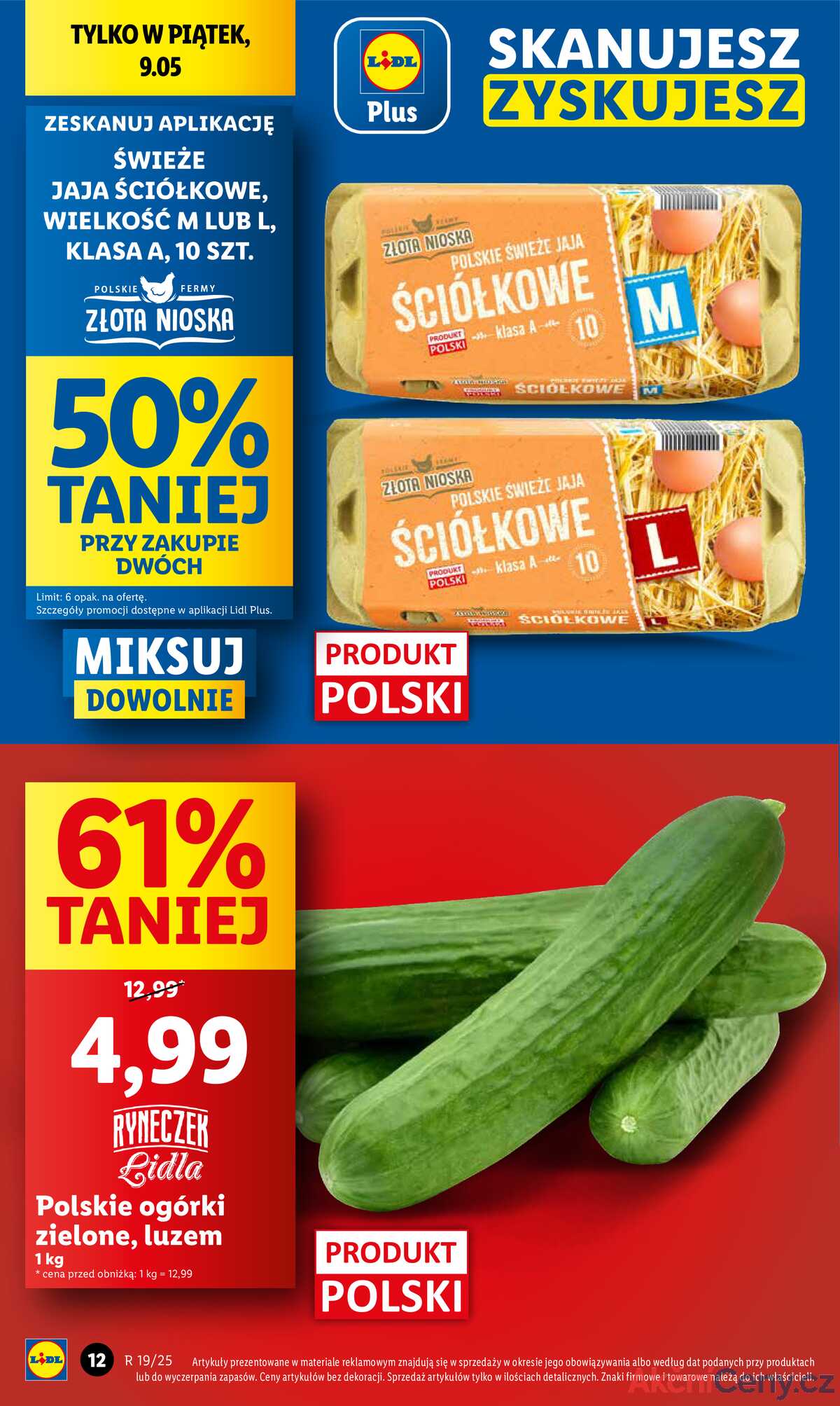 Leták Lidl Polsko 8.5.-10.5.2025 strana 12