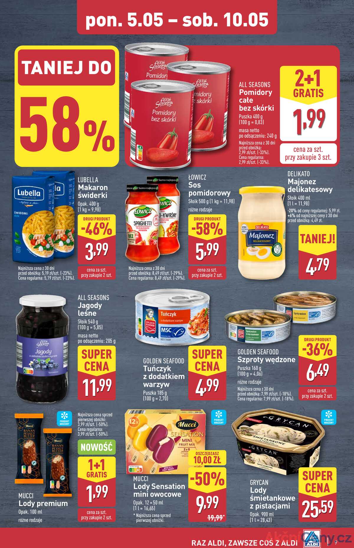 Leták Aldi Polsko 5.5.-10.5.2025 strana 9