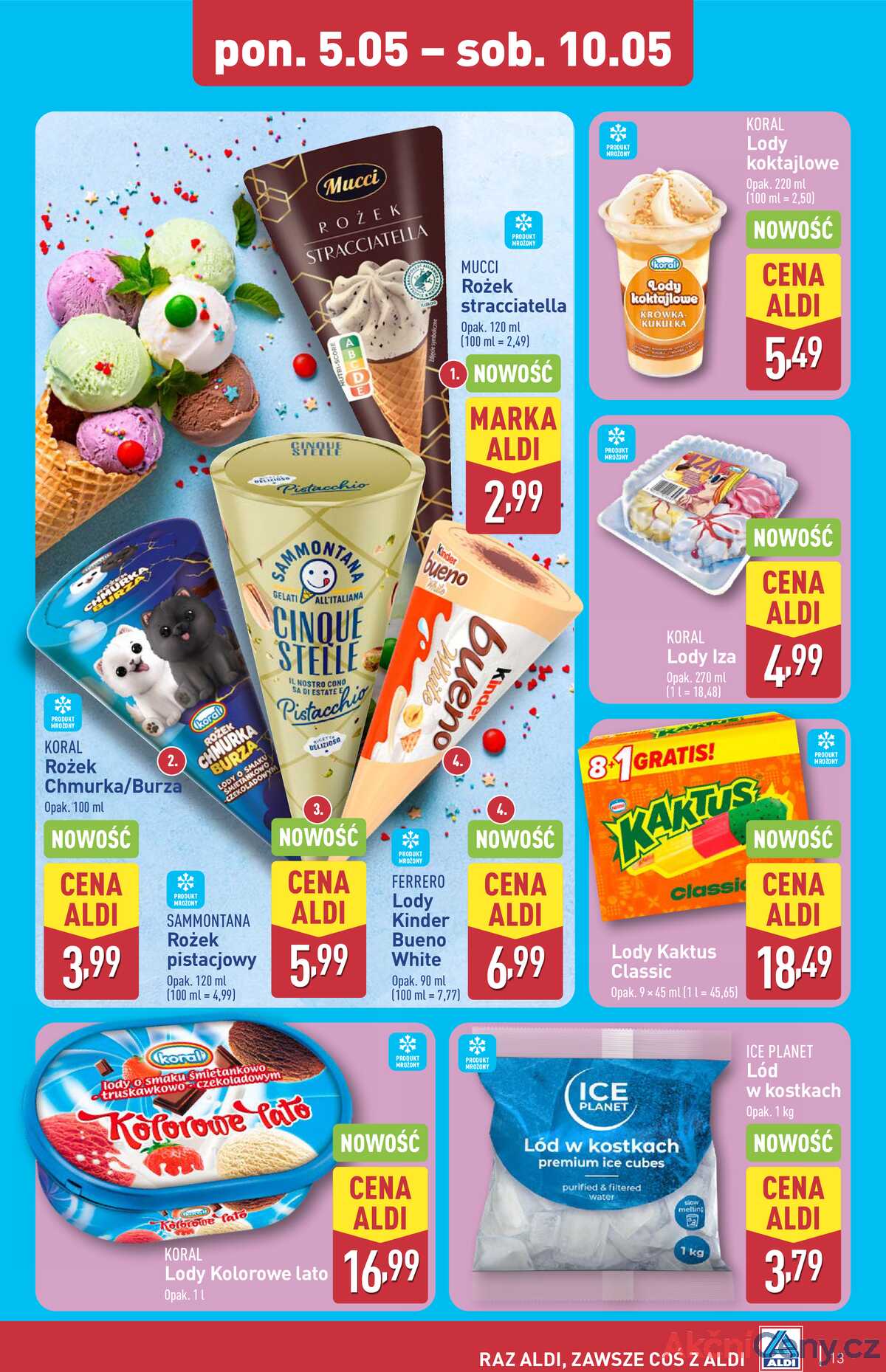Leták Aldi Polsko 5.5.-10.5.2025 strana 13