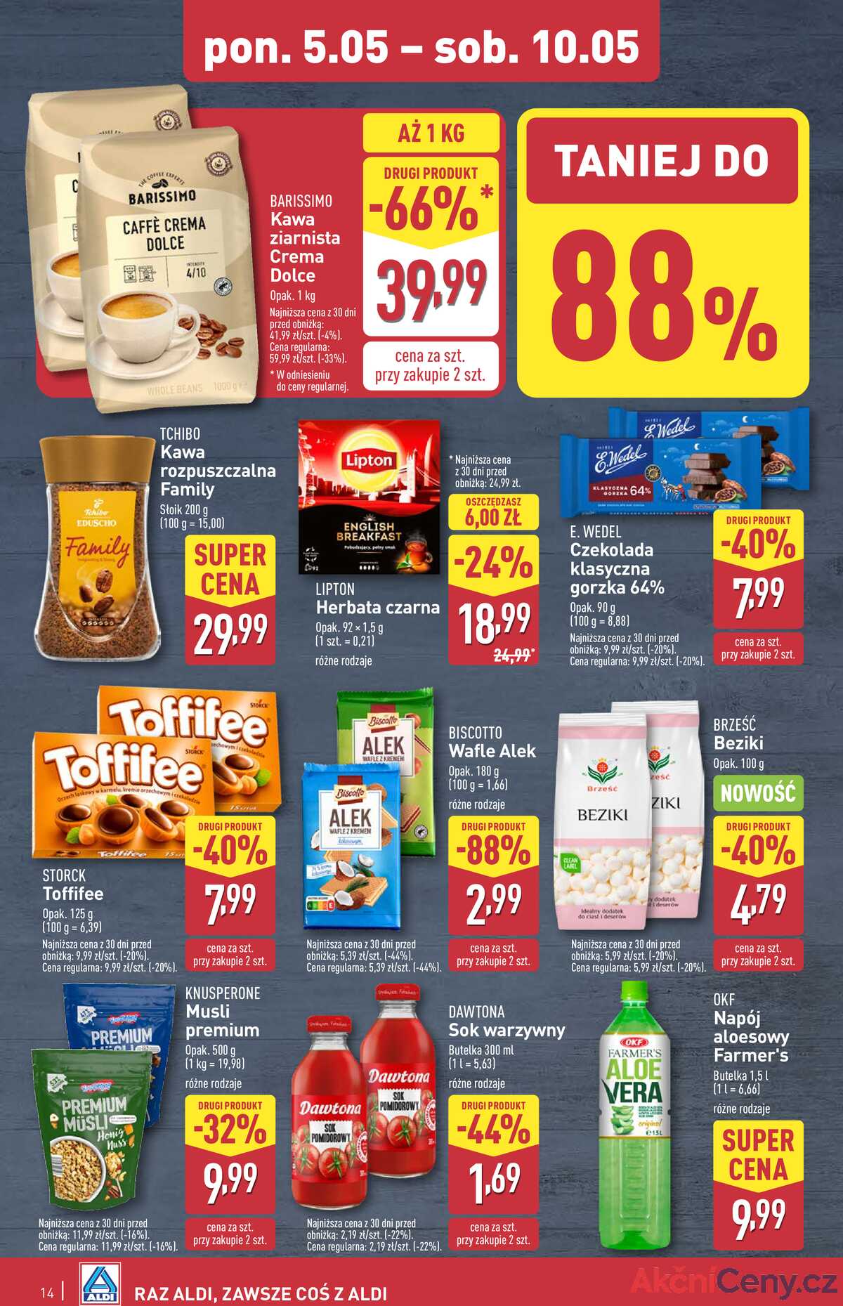 Leták Aldi Polsko 5.5.-10.5.2025 strana 14