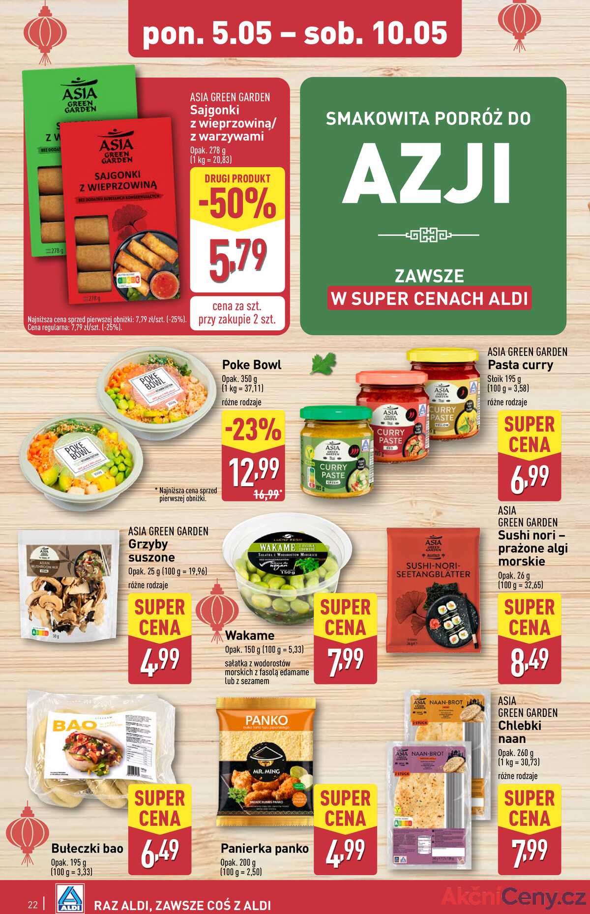 Leták Aldi Polsko 5.5.-10.5.2025 strana 22