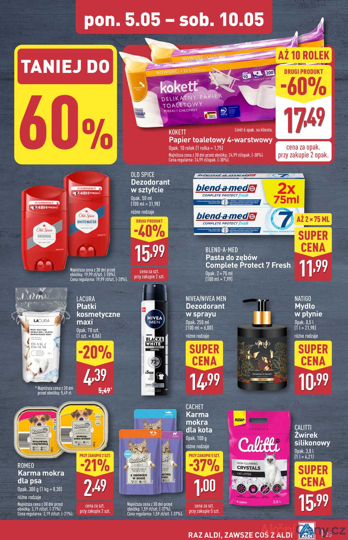 Leták Aldi Polsko 5.5.-10.5.2025 strana 25