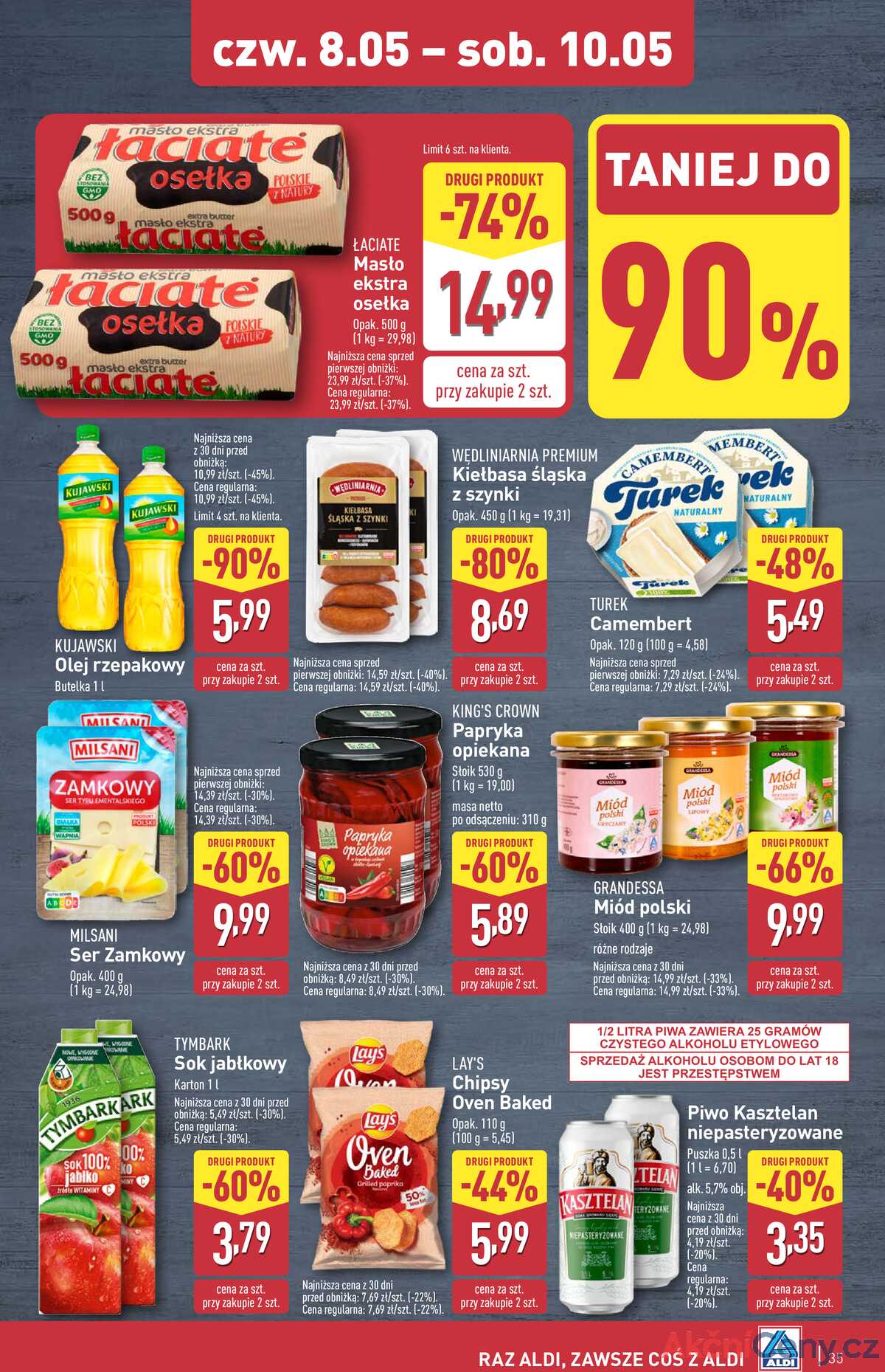 Leták Aldi Polsko 5.5.-10.5.2025 strana 35