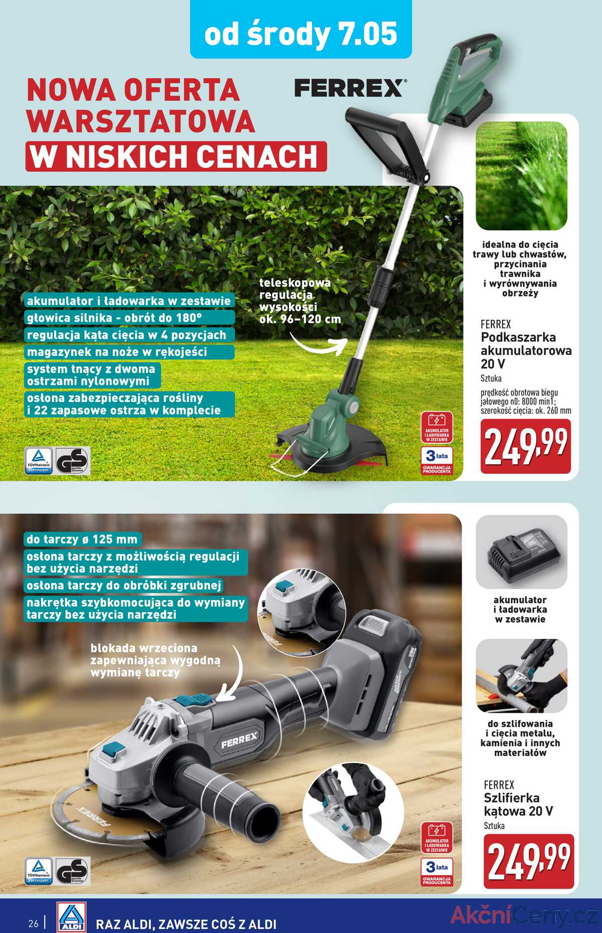 Leták Aldi Polsko 7.5.-13.5.2025 - Průmyslové výrobky a textil strana 2