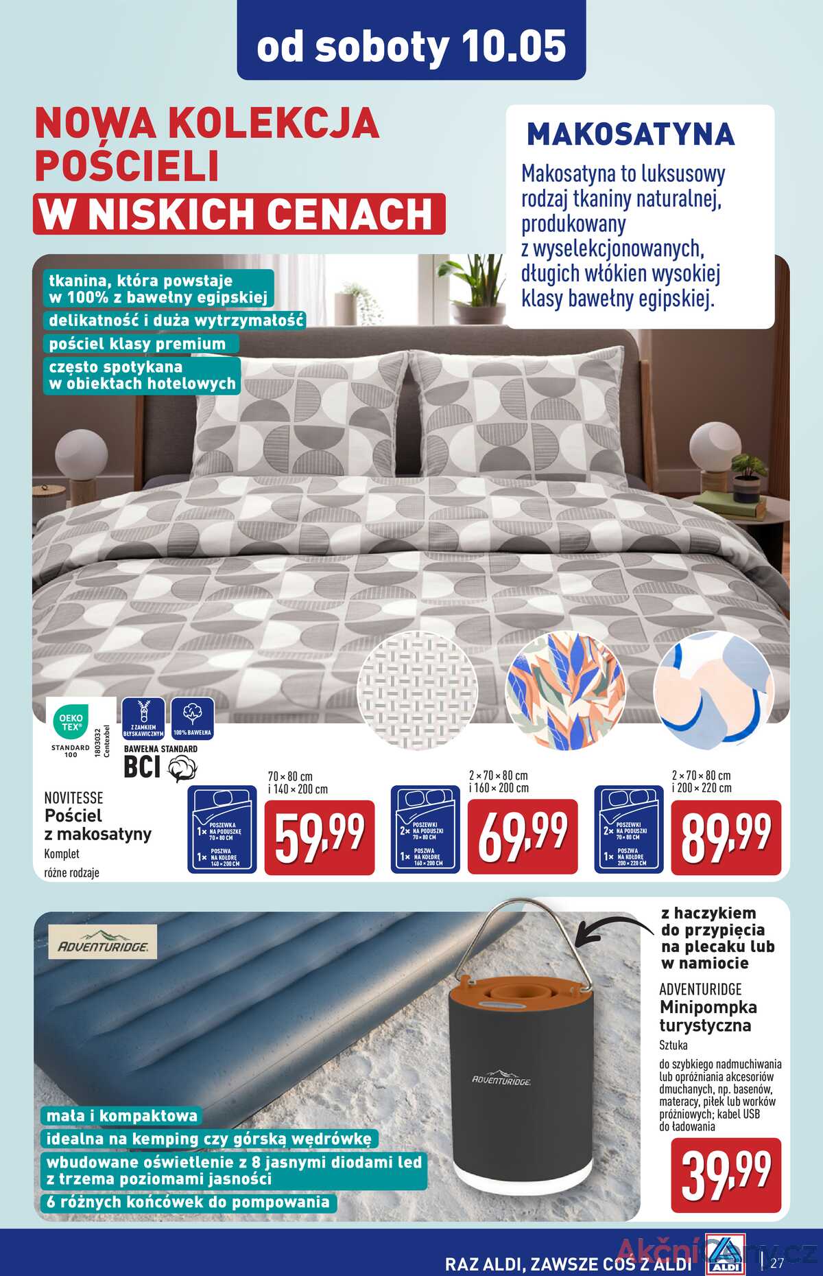 Leták Aldi Polsko 7.5.-13.5.2025 - Průmyslové výrobky a textil strana 3