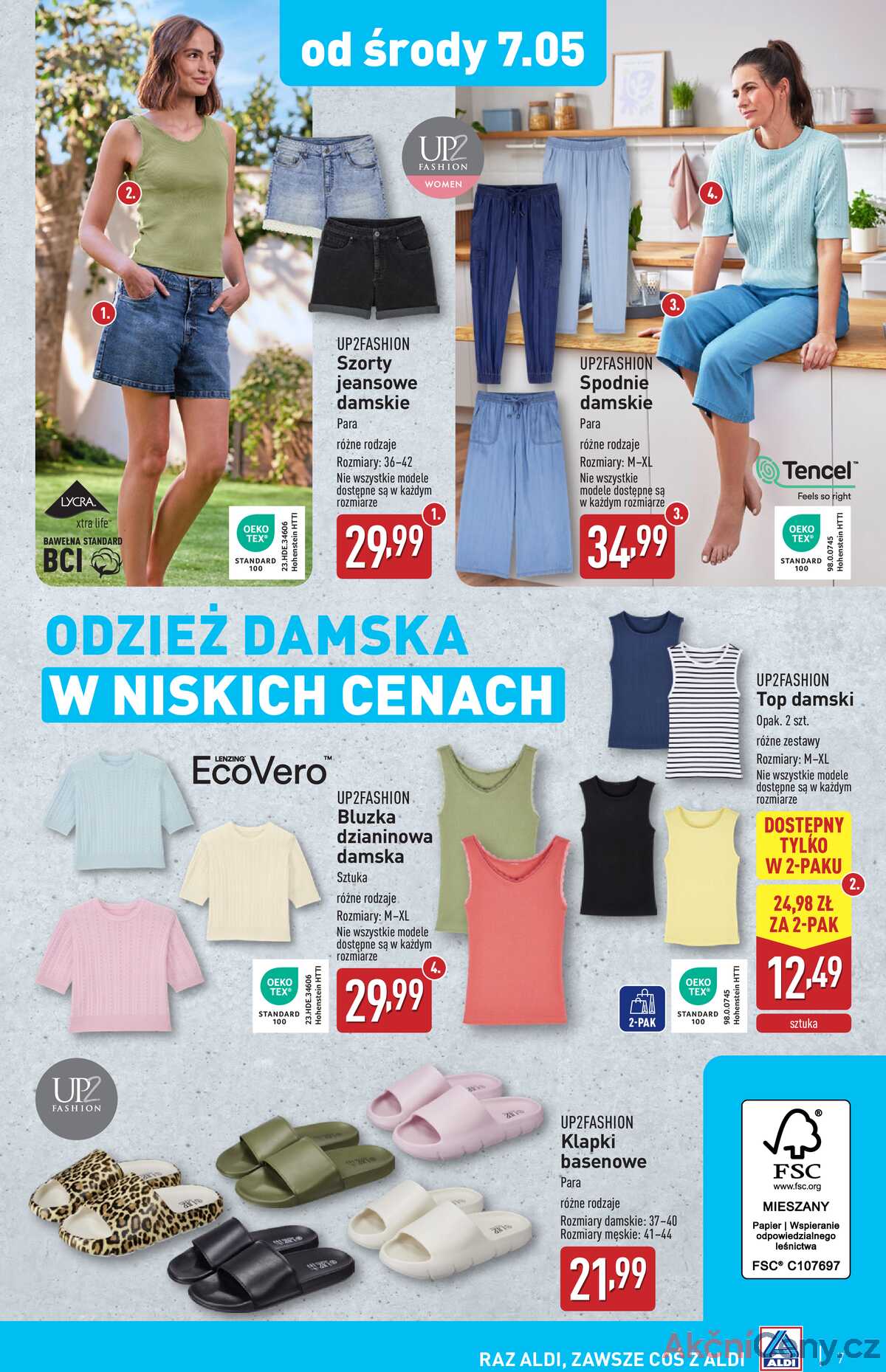 Leták Aldi Polsko 7.5.-13.5.2025 - Průmyslové výrobky a textil strana 7