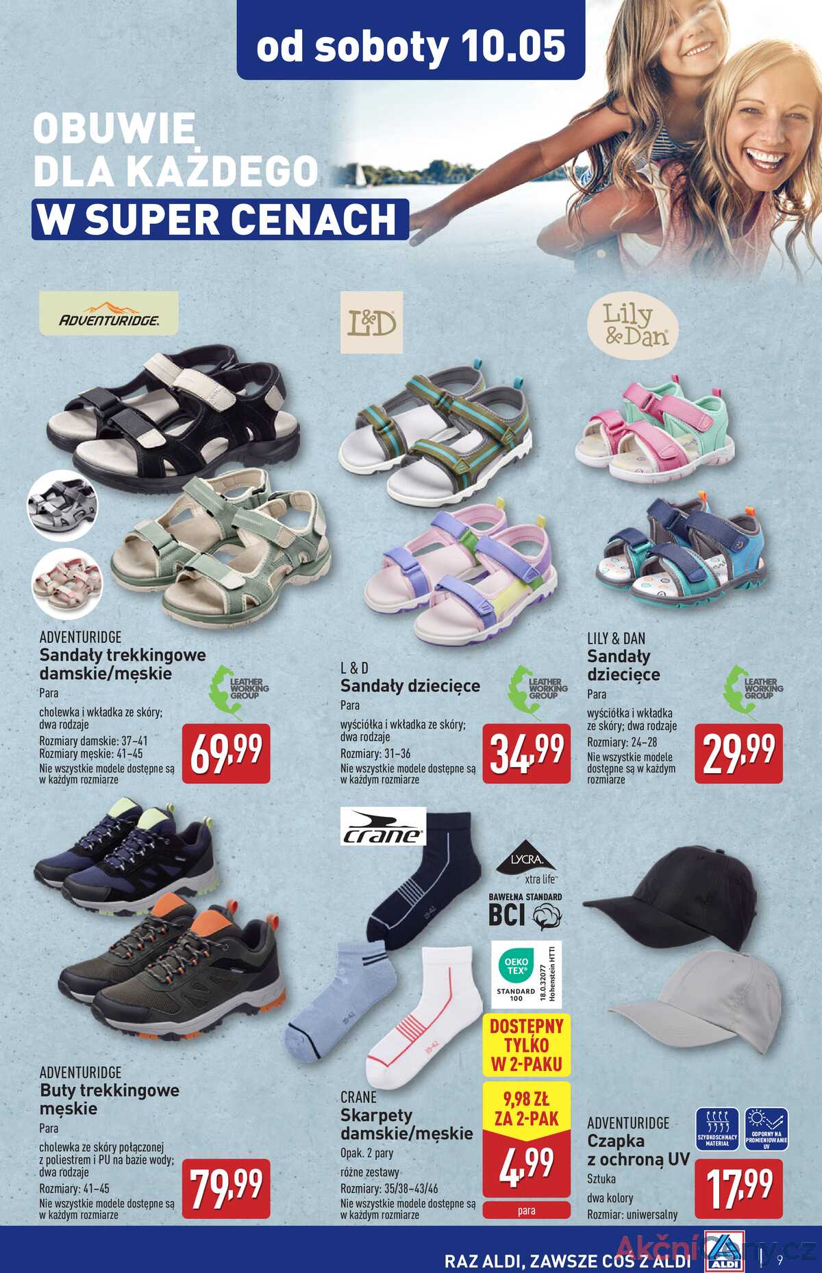 Leták Aldi Polsko 7.5.-13.5.2025 - Průmyslové výrobky a textil strana 9