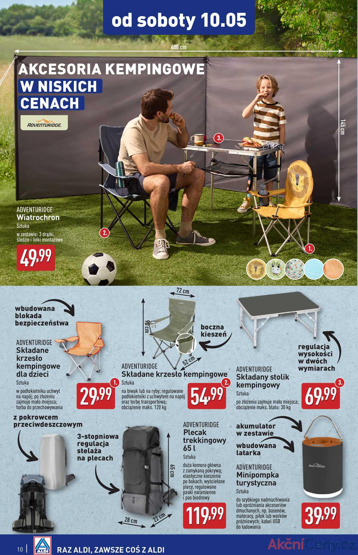 Leták Aldi Polsko 7.5.-13.5.2025 - Průmyslové výrobky a textil strana 10