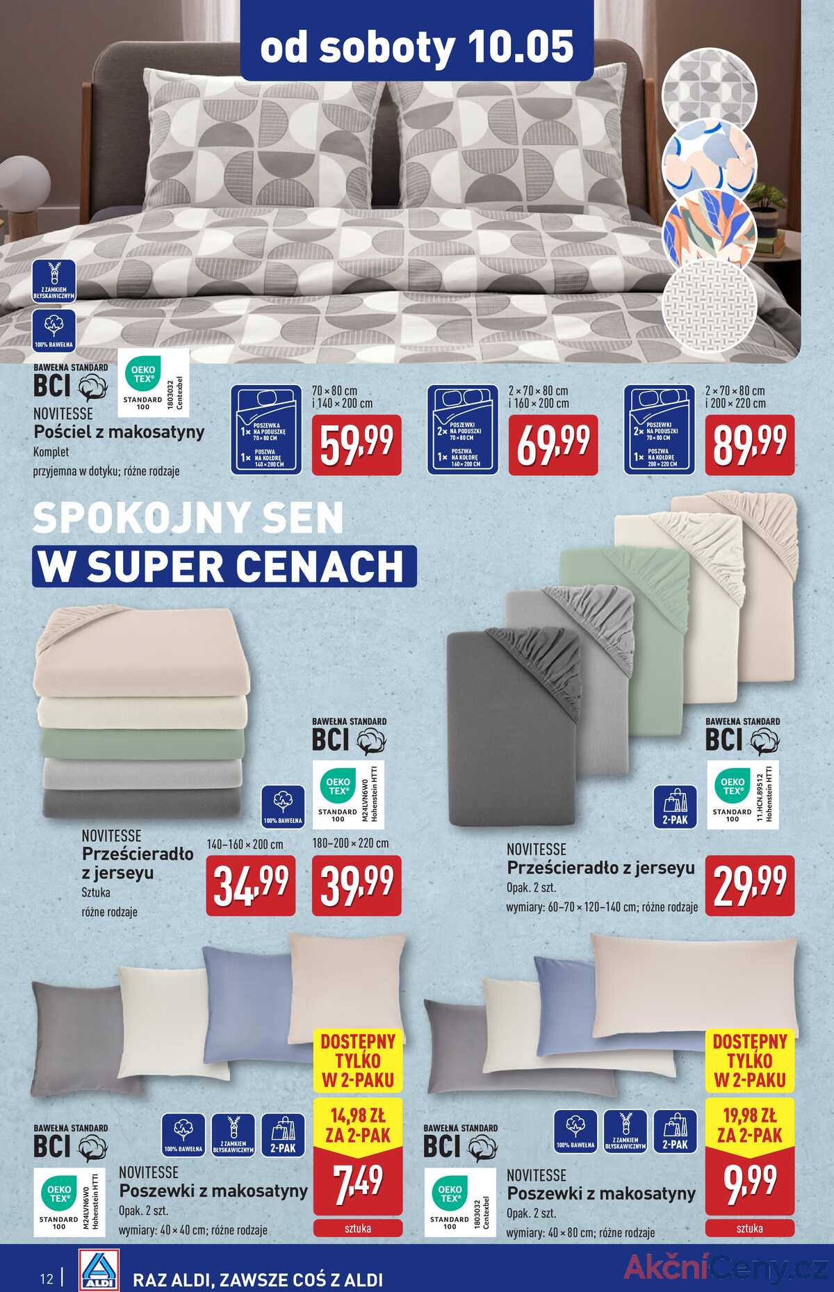 Leták Aldi Polsko 7.5.-13.5.2025 - Průmyslové výrobky a textil strana 12