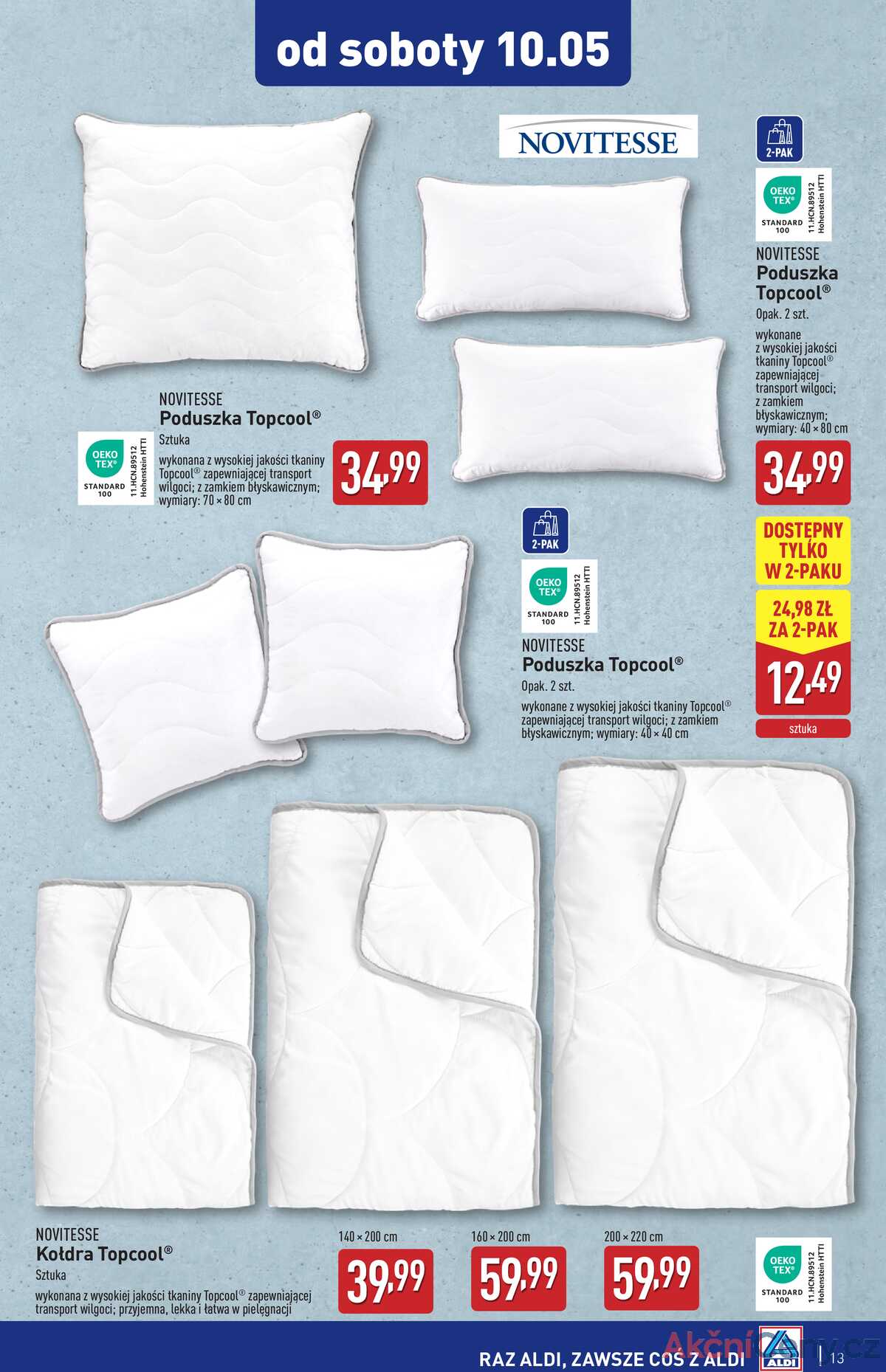 Leták Aldi Polsko 7.5.-13.5.2025 - Průmyslové výrobky a textil strana 13