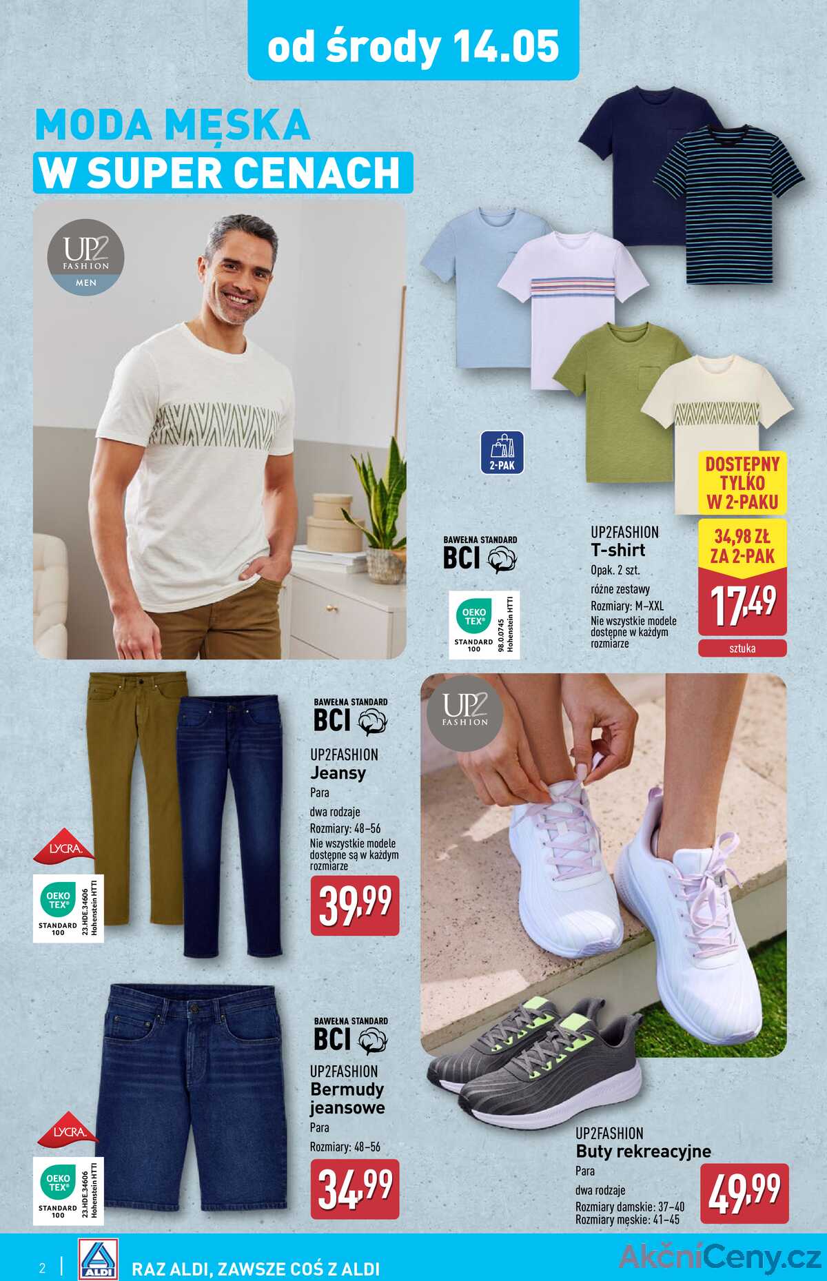 Leták Aldi Polsko 14.5.-20.5.2025 - Průmyslové výrobky a textil strana 2