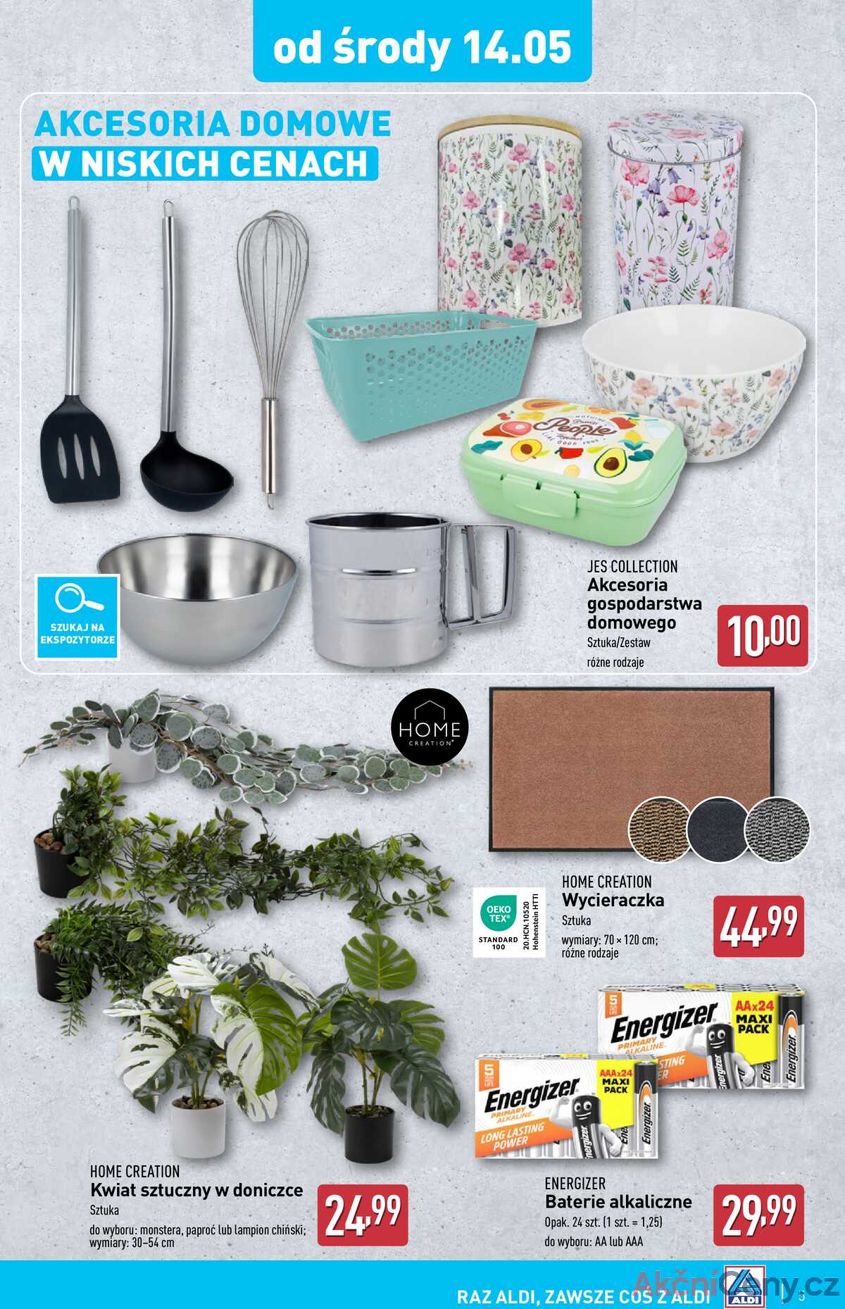 Leták Aldi Polsko 14.5.-20.5.2025 - Průmyslové výrobky a textil strana 5