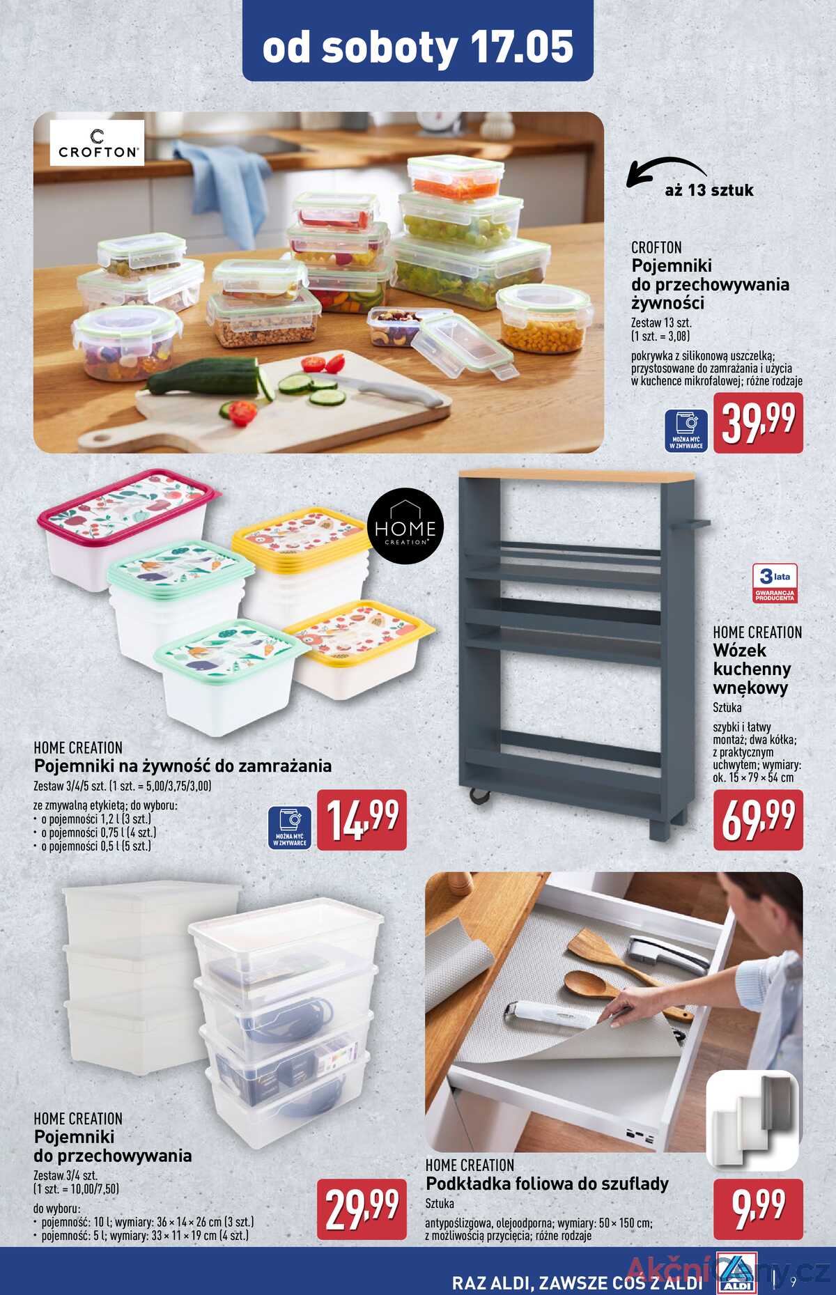 Leták Aldi Polsko 14.5.-20.5.2025 - Průmyslové výrobky a textil strana 9