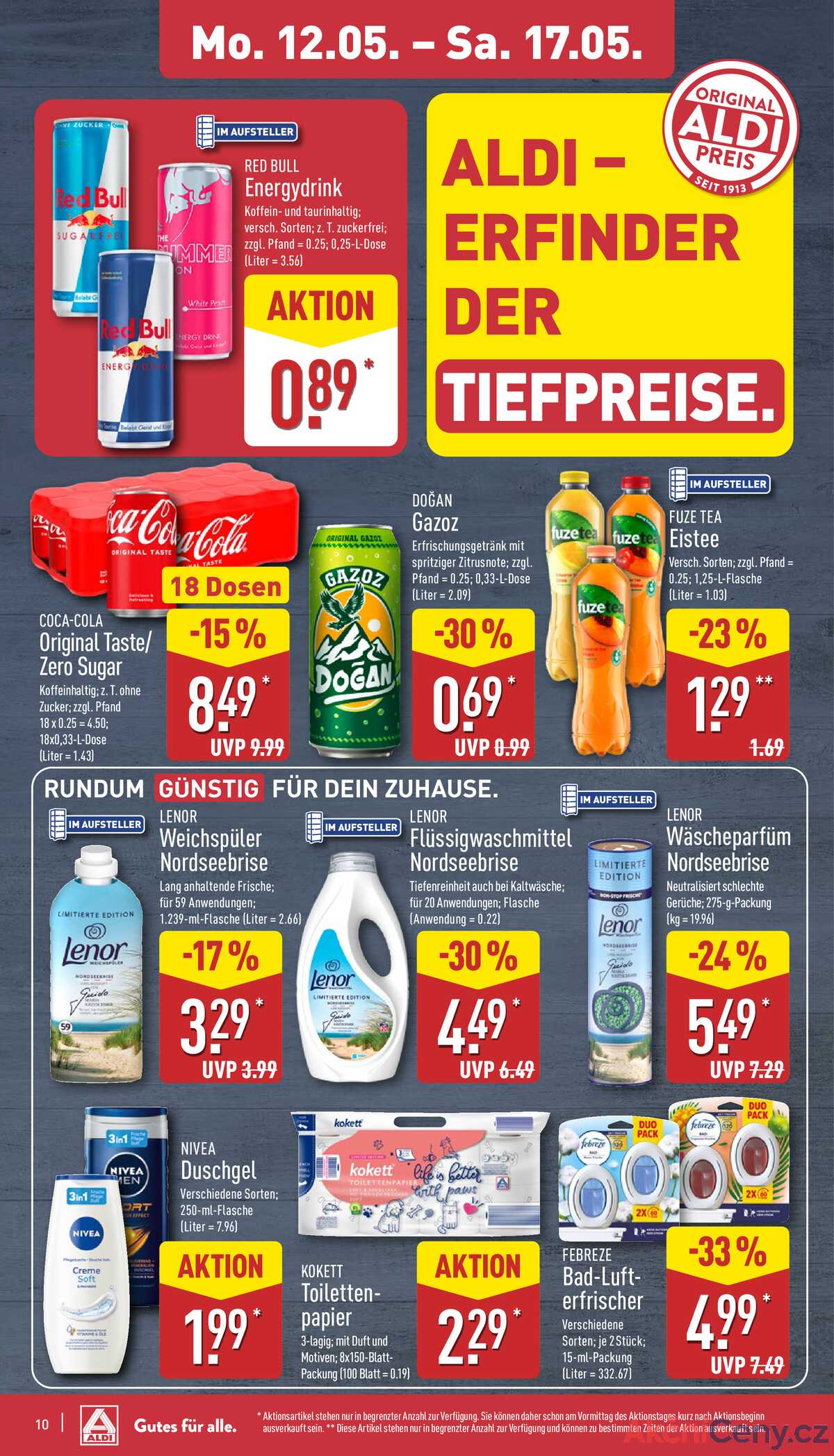 Leták ALDI Německo 12.5.-18.5.2025 strana 10