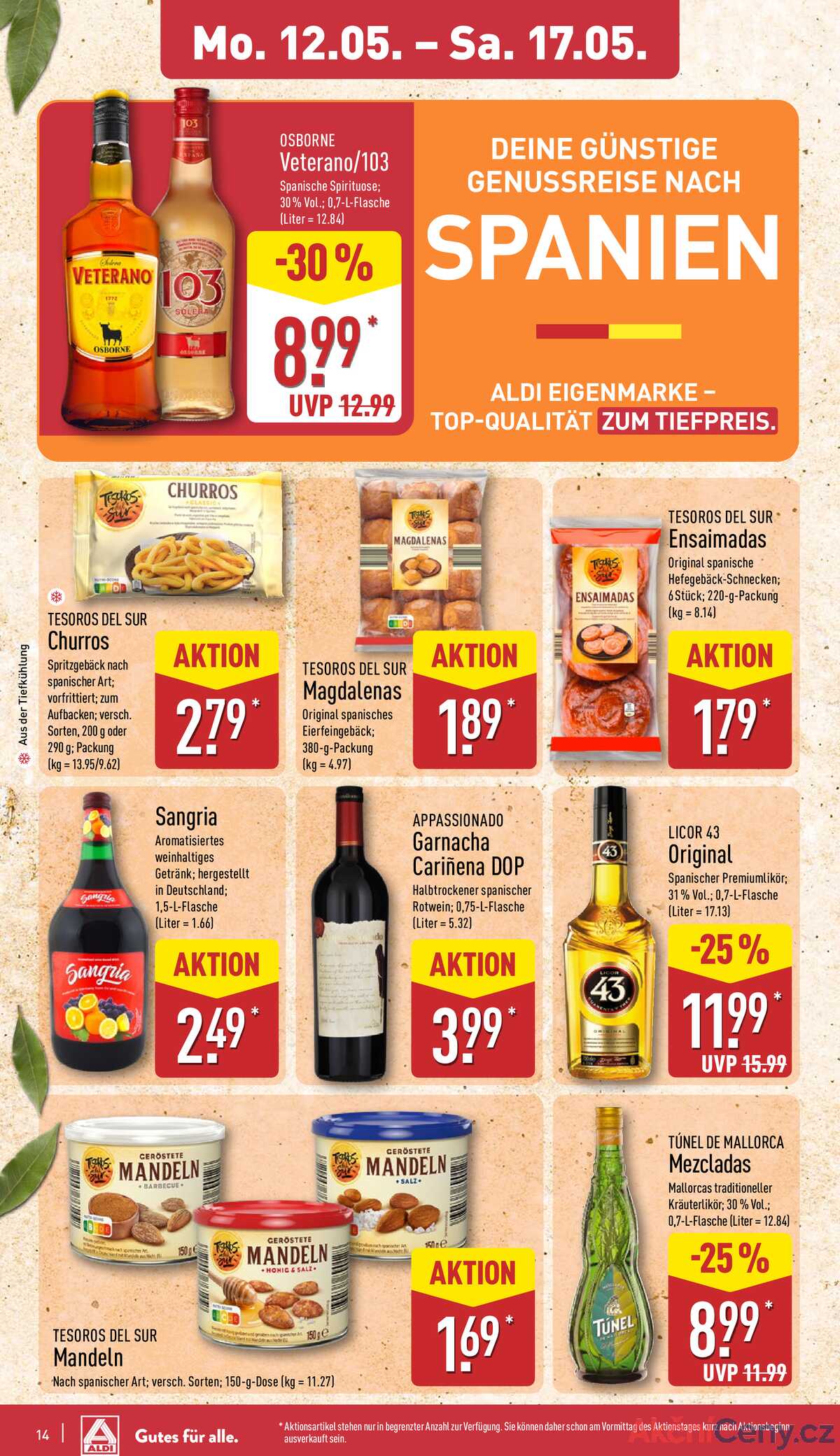 Leták ALDI Německo 12.5.-18.5.2025 strana 14