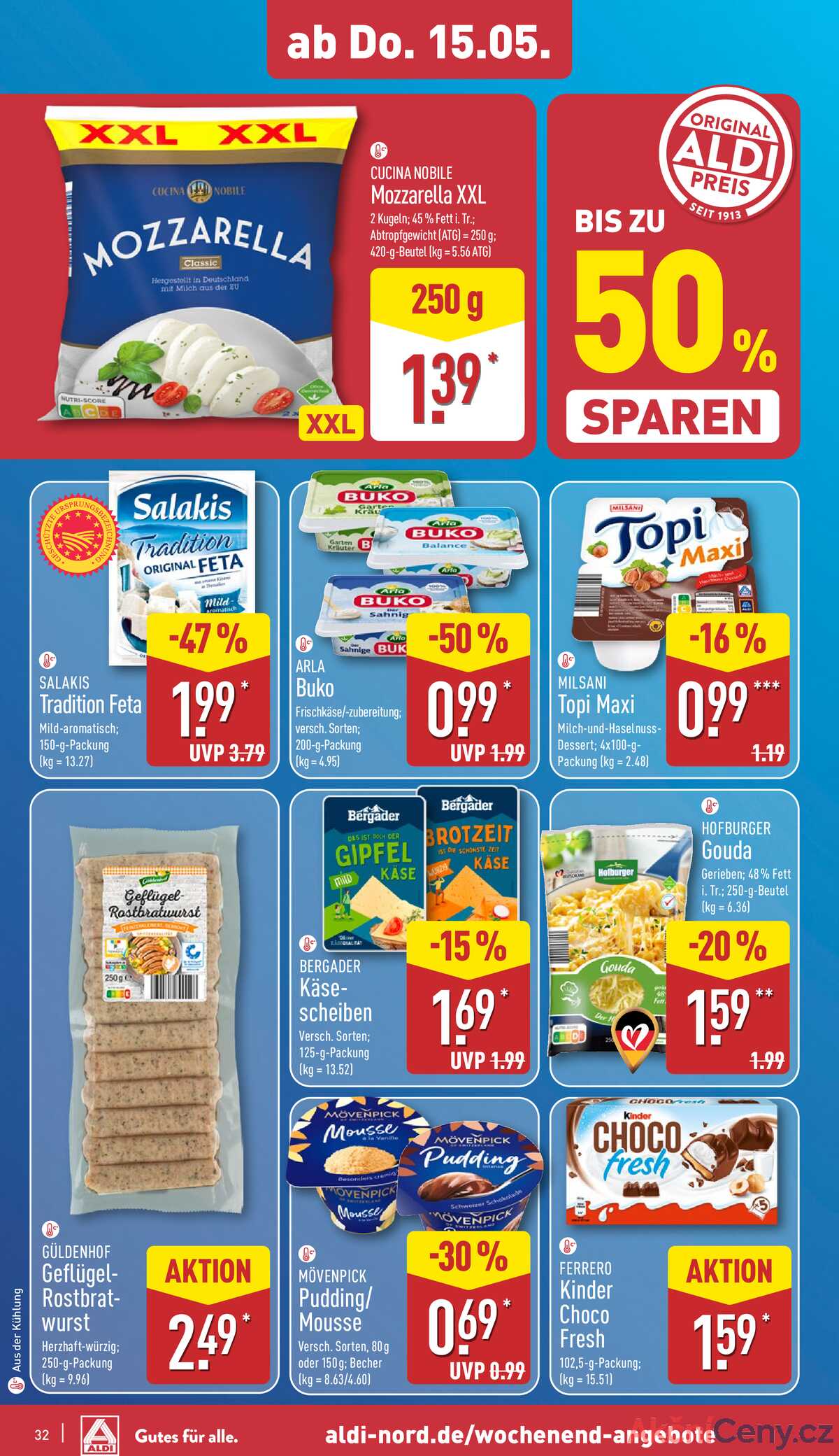 Leták ALDI Německo 12.5.-18.5.2025 strana 32