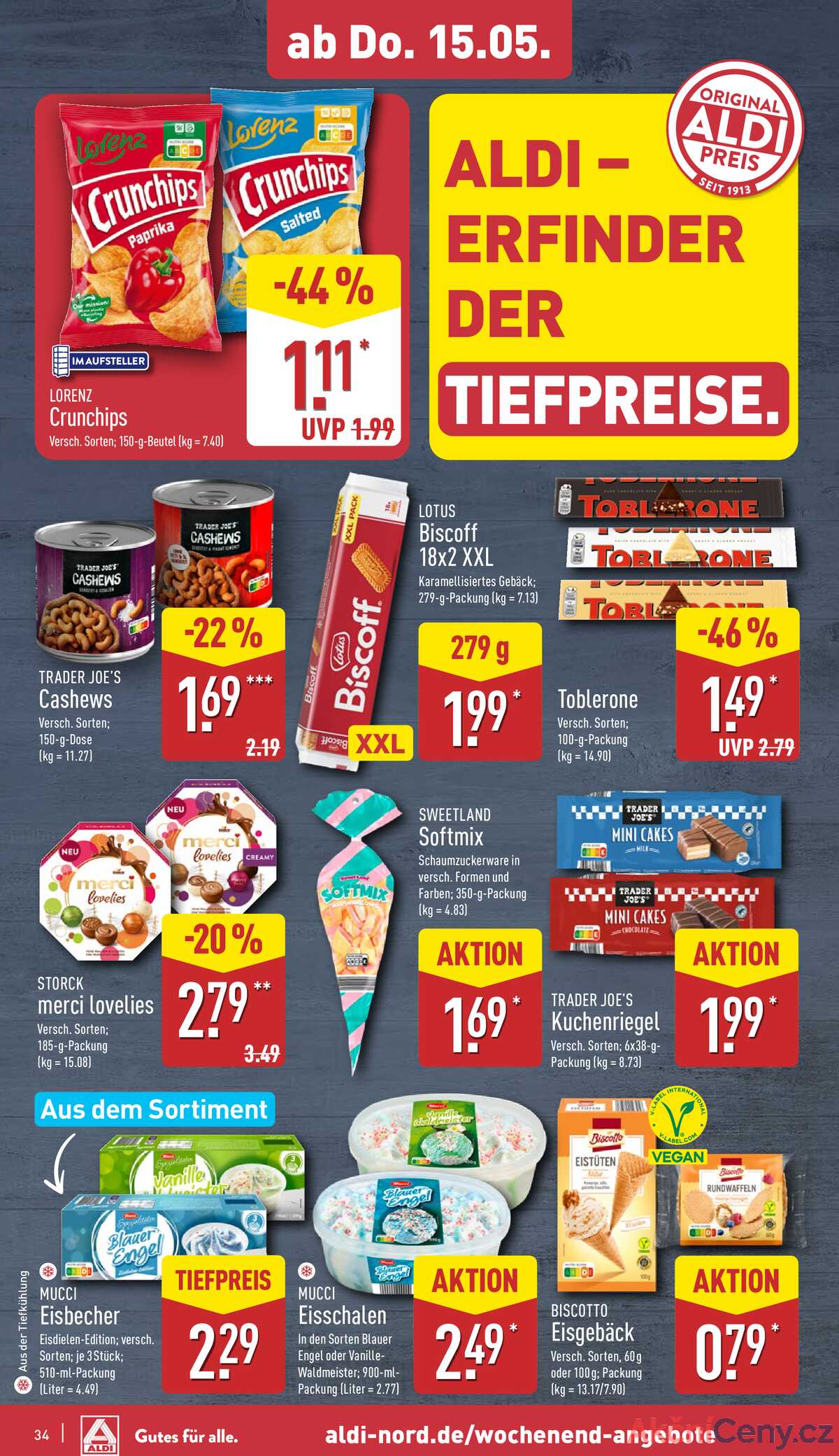 Leták ALDI Německo 12.5.-18.5.2025 strana 34