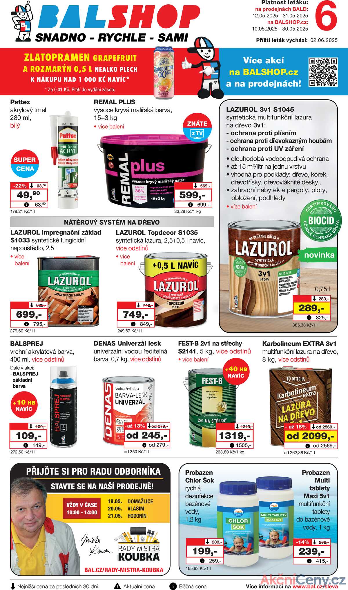 Barvy a laky drogerie od 10.5. do 30.5.2025 strana 1