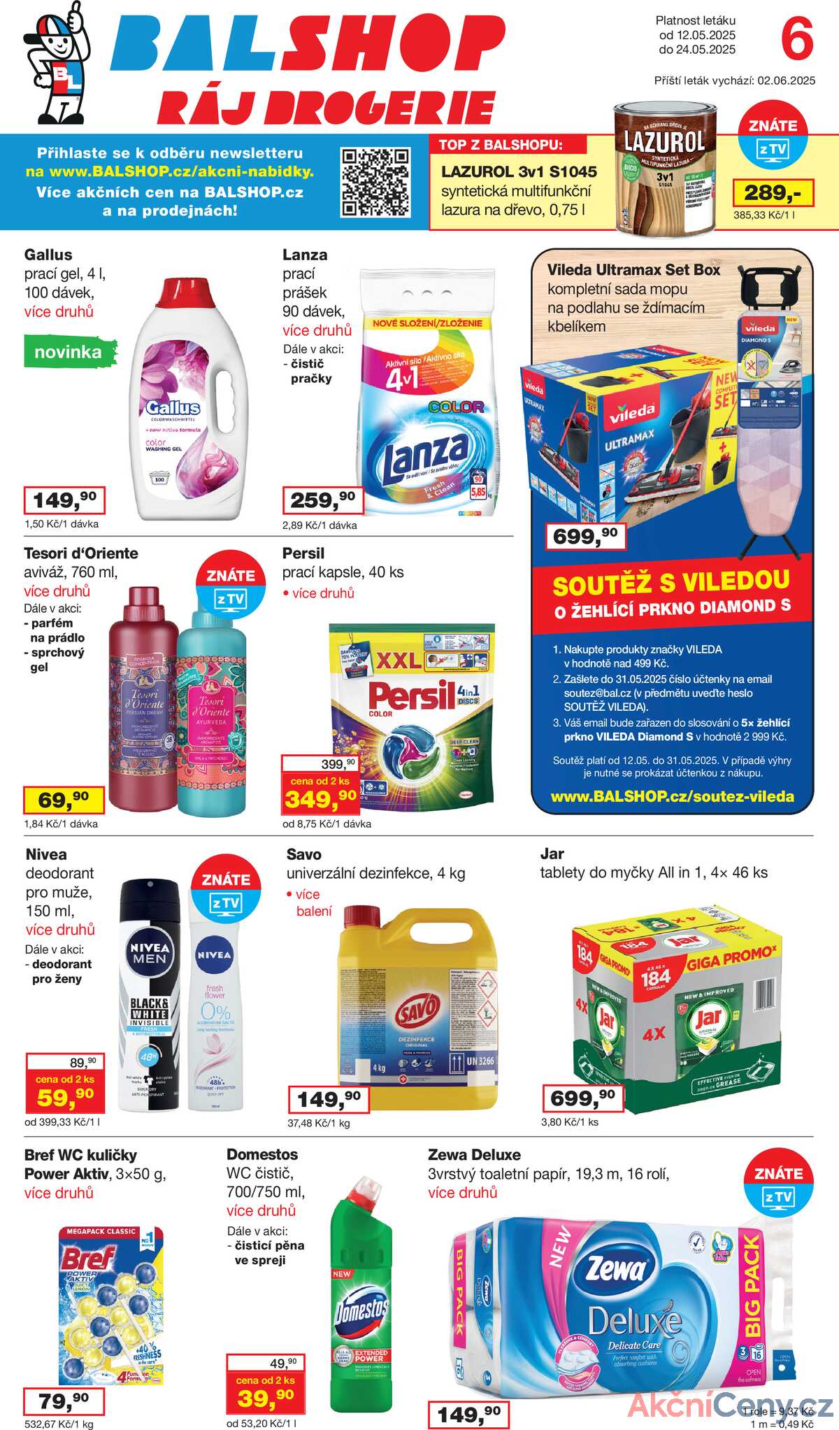 Ráj drogerie od 12.5. do 24.5.2025 strana 1