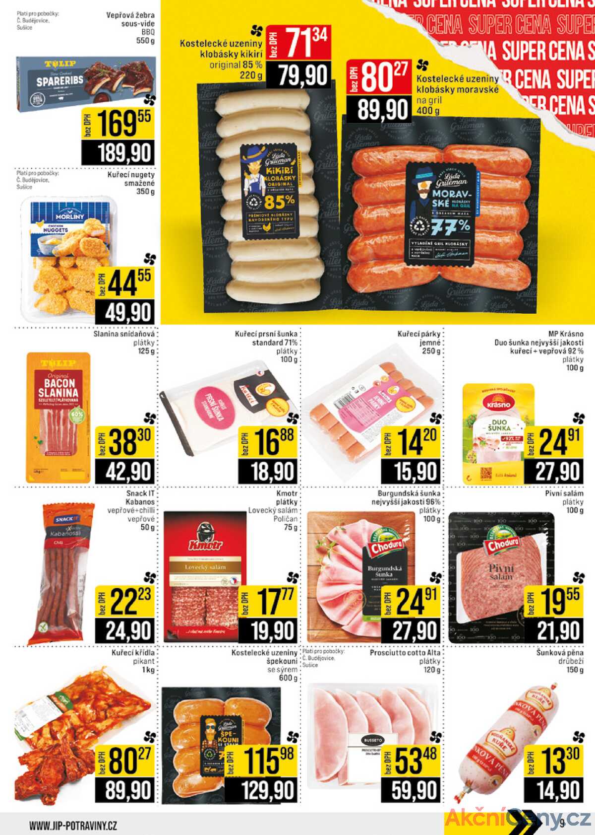 JIP Cash & Carry České Budějovice, Most, Náchod, Polička, Sušice a Svoboda nad Úpou od 7.5. do 13.5.2025 strana 9