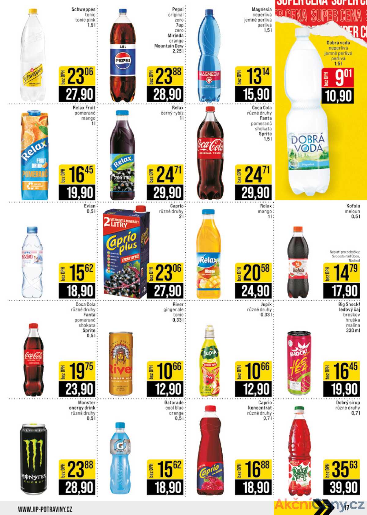JIP Cash & Carry České Budějovice, Most, Náchod, Polička, Sušice a Svoboda nad Úpou od 7.5. do 13.5.2025 strana 17
