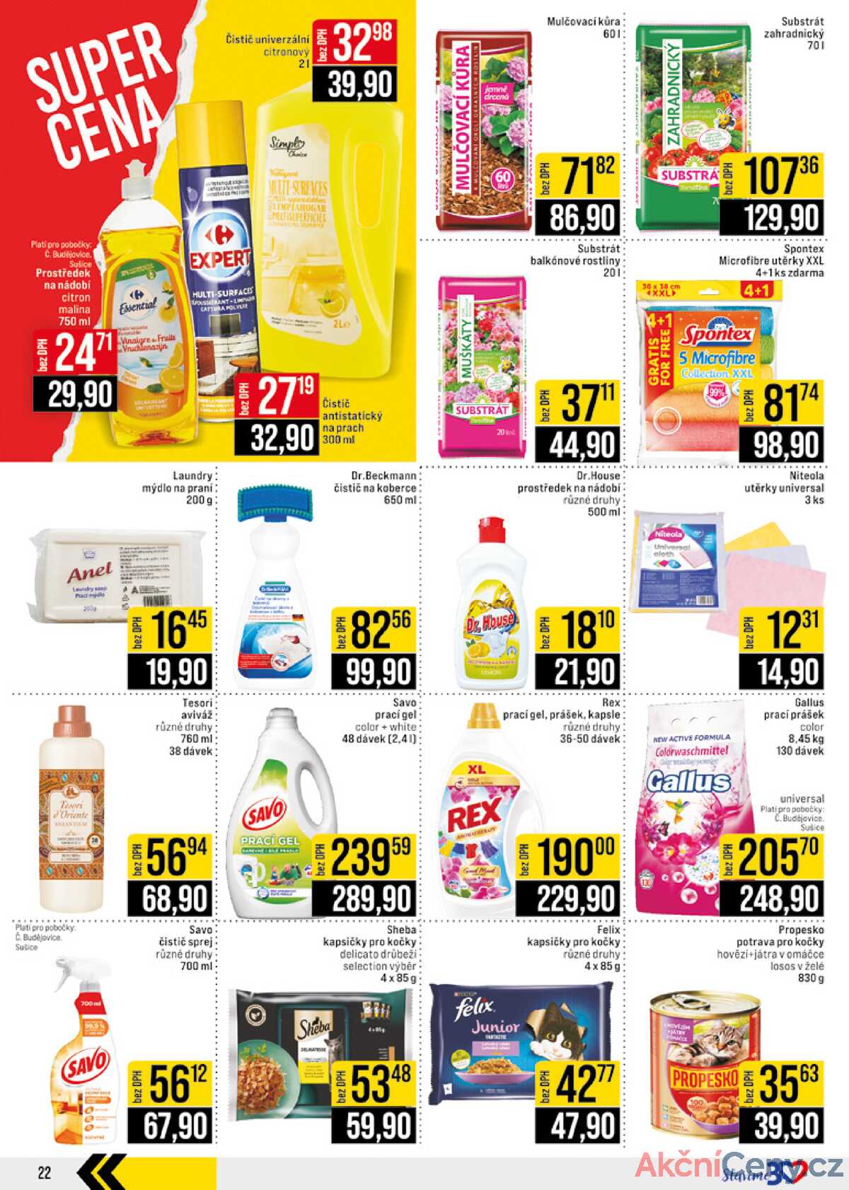 JIP Cash & Carry České Budějovice, Most, Náchod, Polička, Sušice a Svoboda nad Úpou od 7.5. do 13.5.2025 strana 22