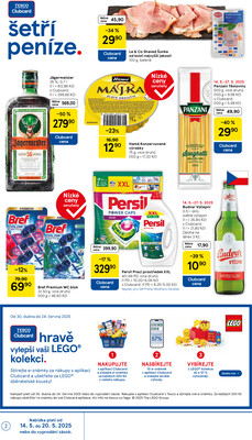 Tesco supermarkety od 14.5. do 20.5.2025