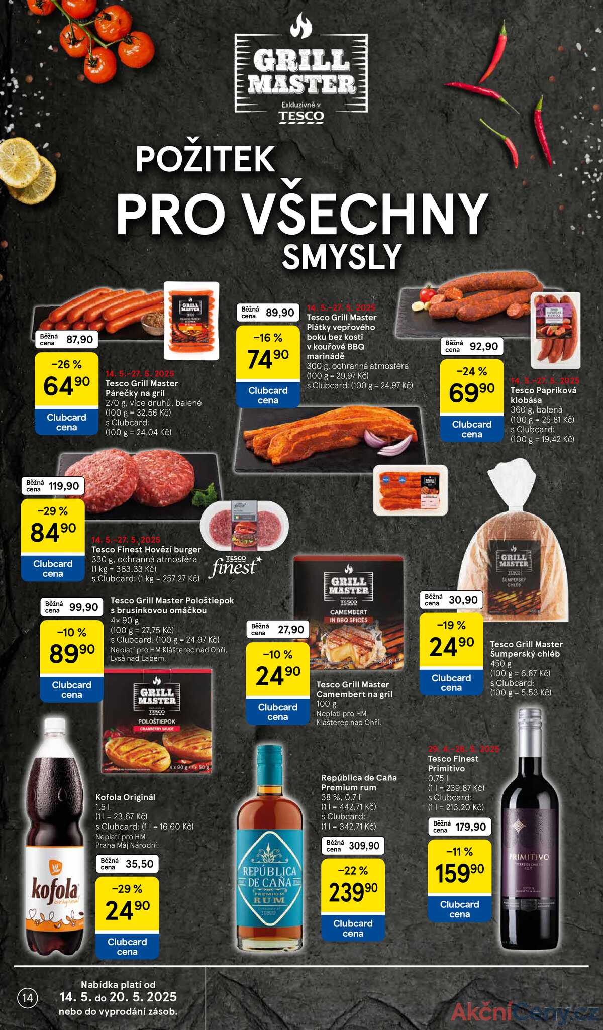 Tesco malé hypermarkety od 14.5. do 20.5.2025 strana 14