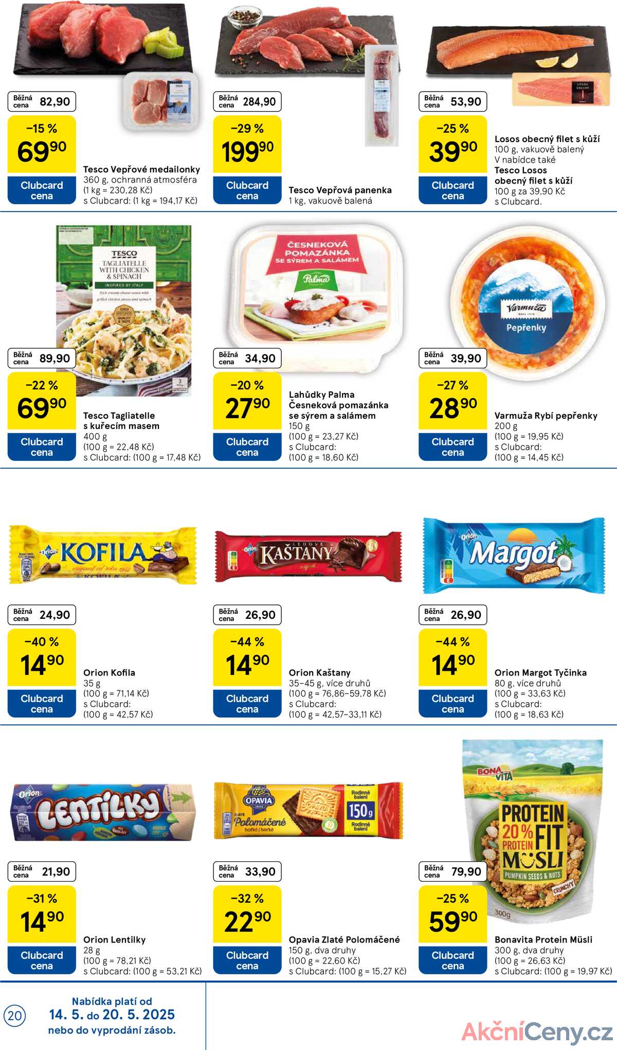 Tesco malé hypermarkety od 14.5. do 20.5.2025 strana 20