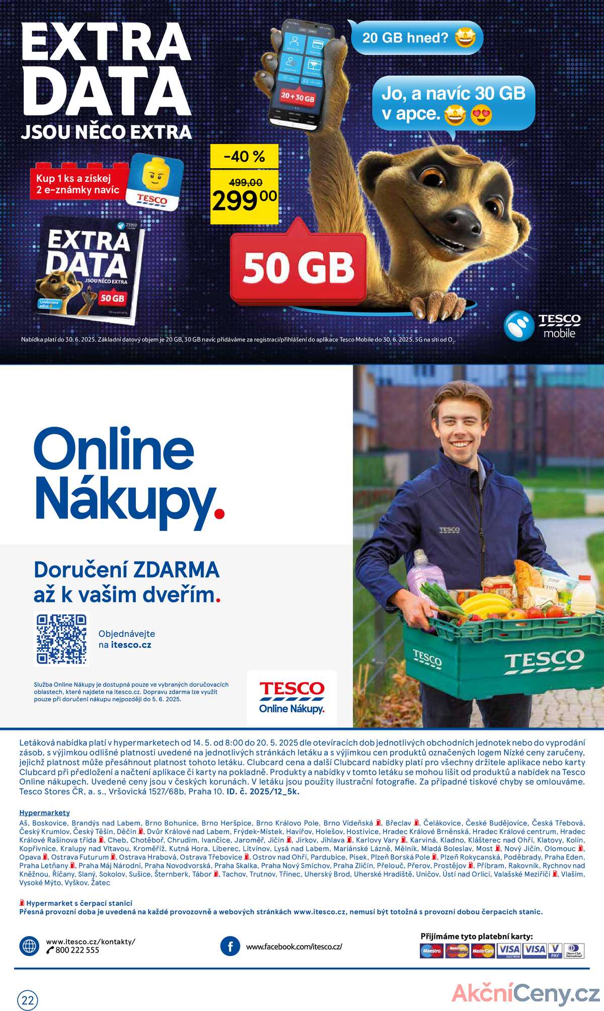 Tesco malé hypermarkety od 14.5. do 20.5.2025 strana 22