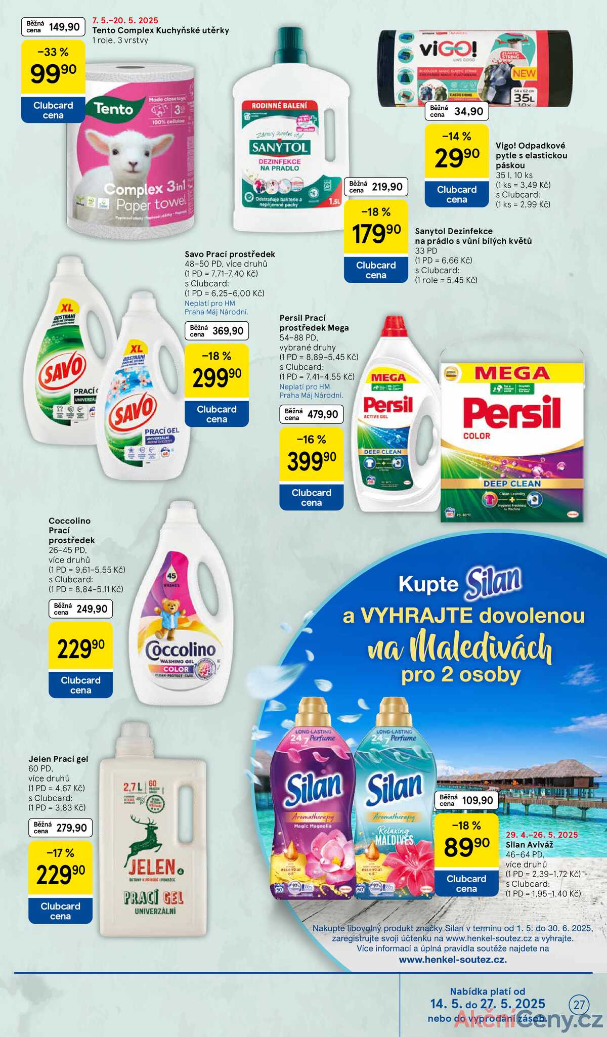 Tesco malé hypermarkety od 14.5. do 20.5.2025 strana 27
