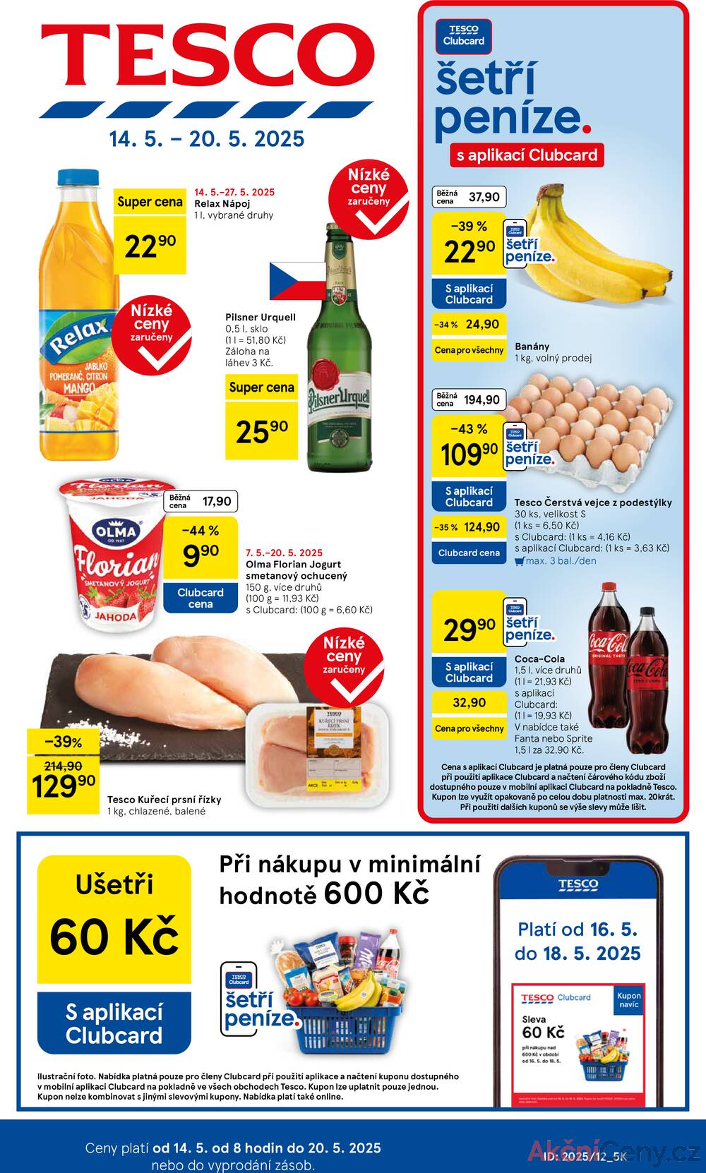 Leták Tesco - Tesco malé hypermarkety od 14.5. do 20.5.2025 - strana 1 Leták Tesco - Tesco malé hypermarkety od 14.5. do 20.5.2025 - strana 1