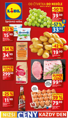 Lidl Čtvrtek od 15.5. do 18.5.2025
