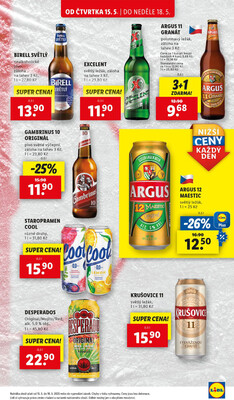 Lidl Čtvrtek od 15.5. do 18.5.2025