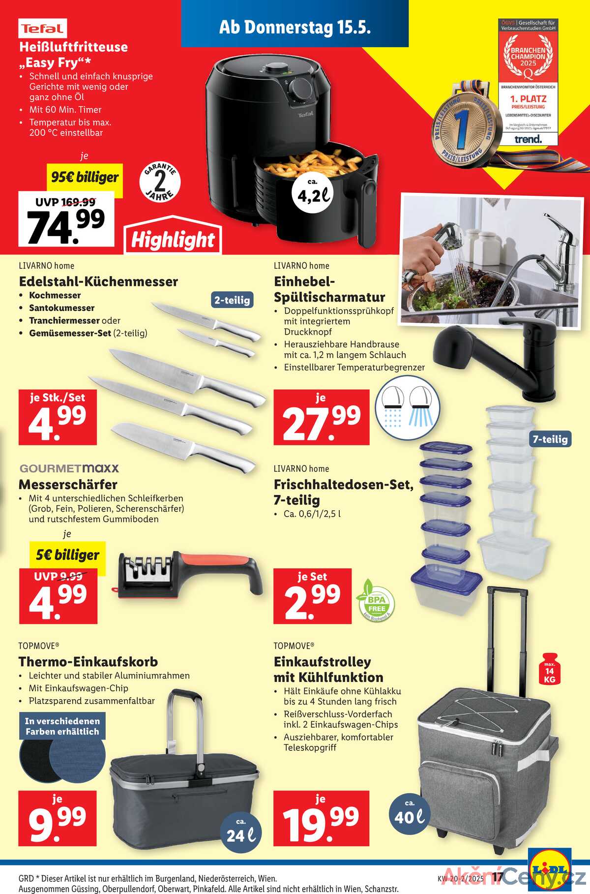 Leták Lidl Rakousko 15.5.-21.5.2025 strana 19