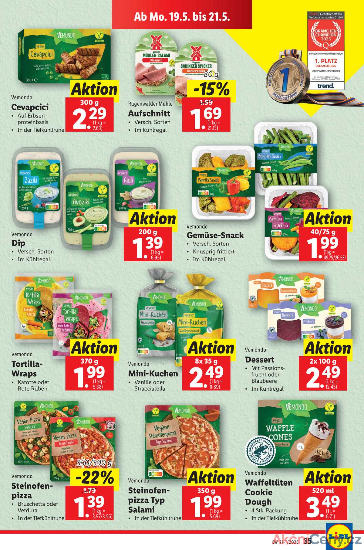 Leták Lidl Rakousko 15.5.-21.5.2025 strana 37