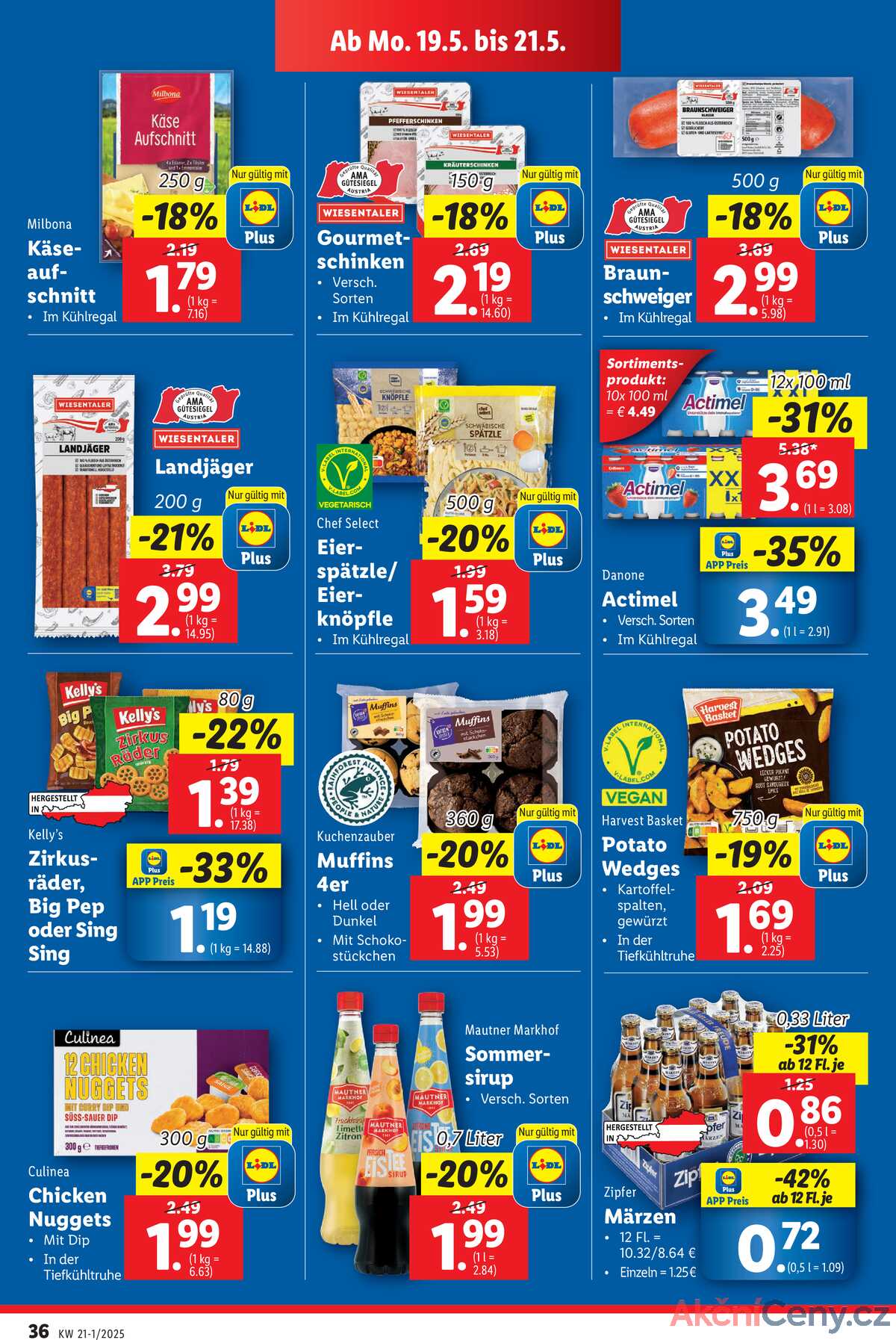 Leták Lidl Rakousko 15.5.-21.5.2025 strana 38