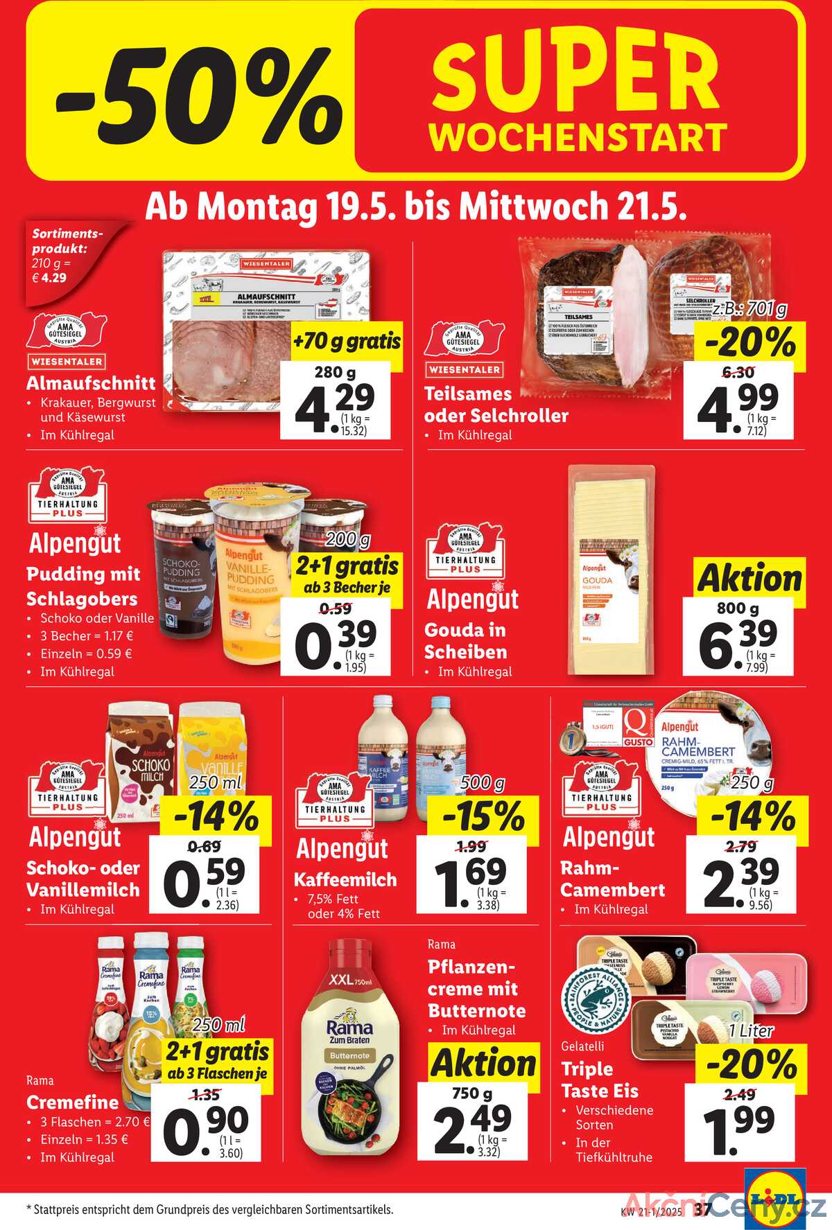 Leták Lidl Rakousko 15.5.-21.5.2025 strana 39