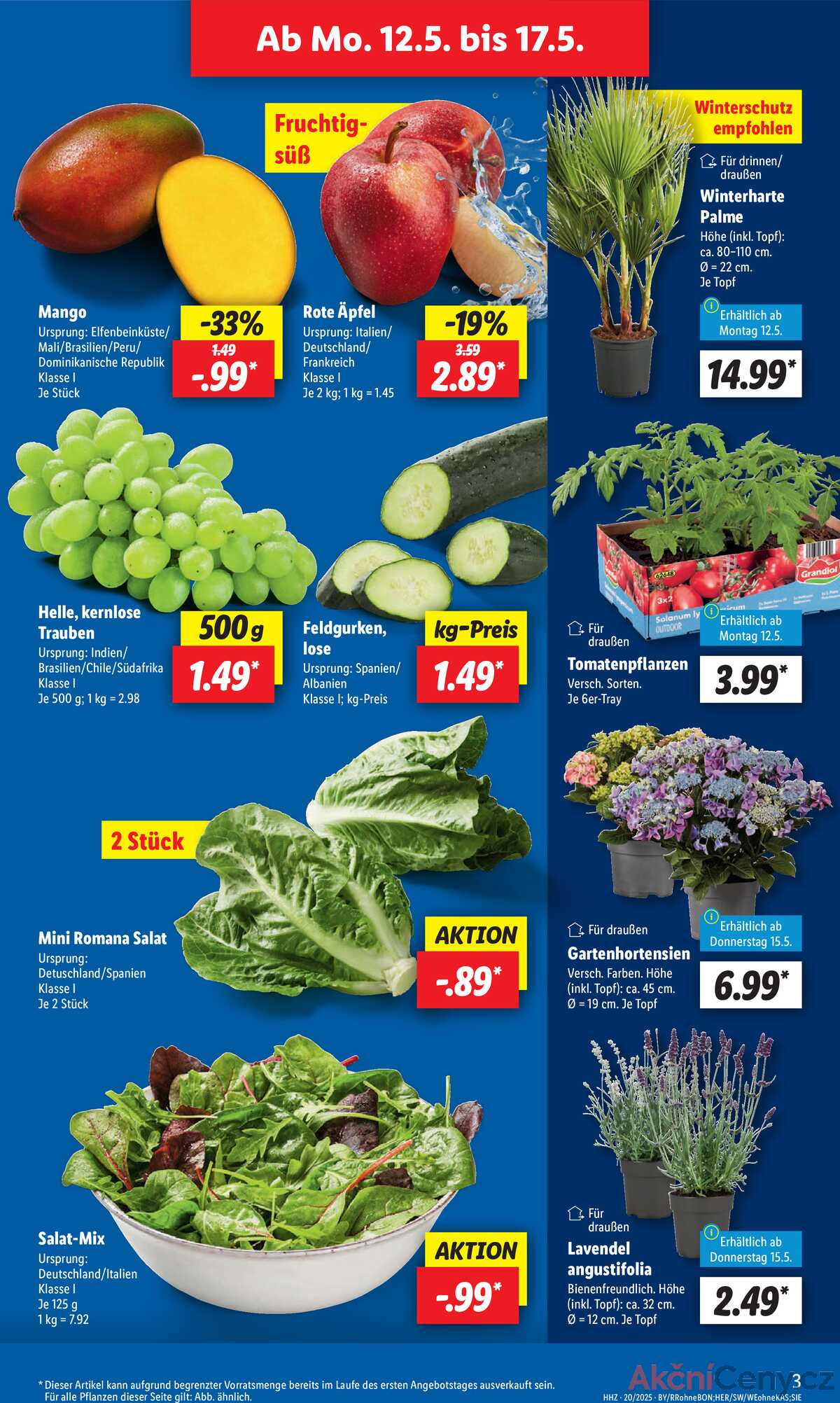 Leták Lidl Německo 12.5.-17.5.2025 strana 3