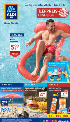 Leták ALDI SÜD Německo 26.5.-1.6.2025